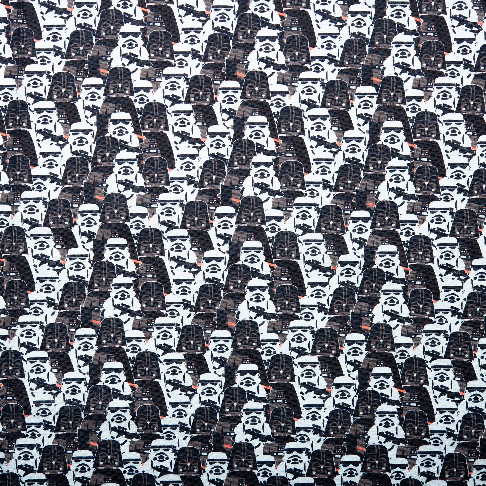 PRIVILÈGE by CAMELOT - Licensed Cotton Print - Star Wars - Stormtrooper - White / Black