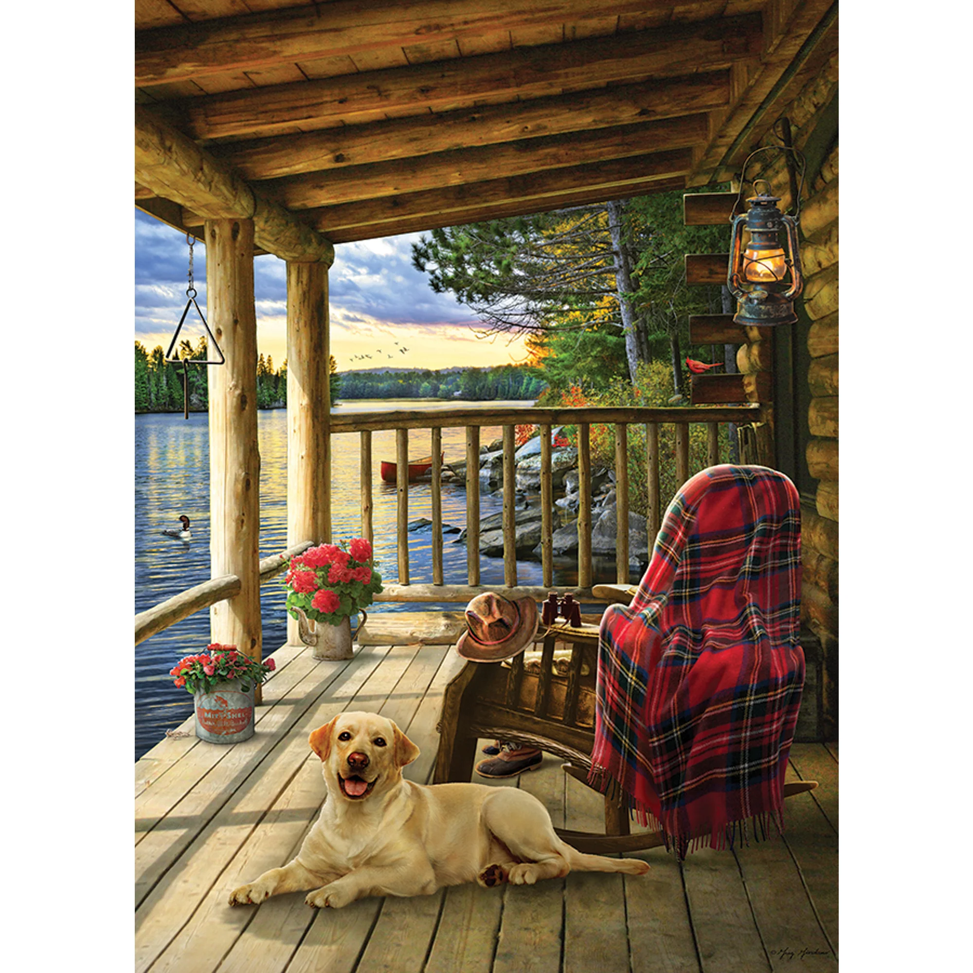 Puzzle - Cabin Porch - 1000 Piece - Image 4