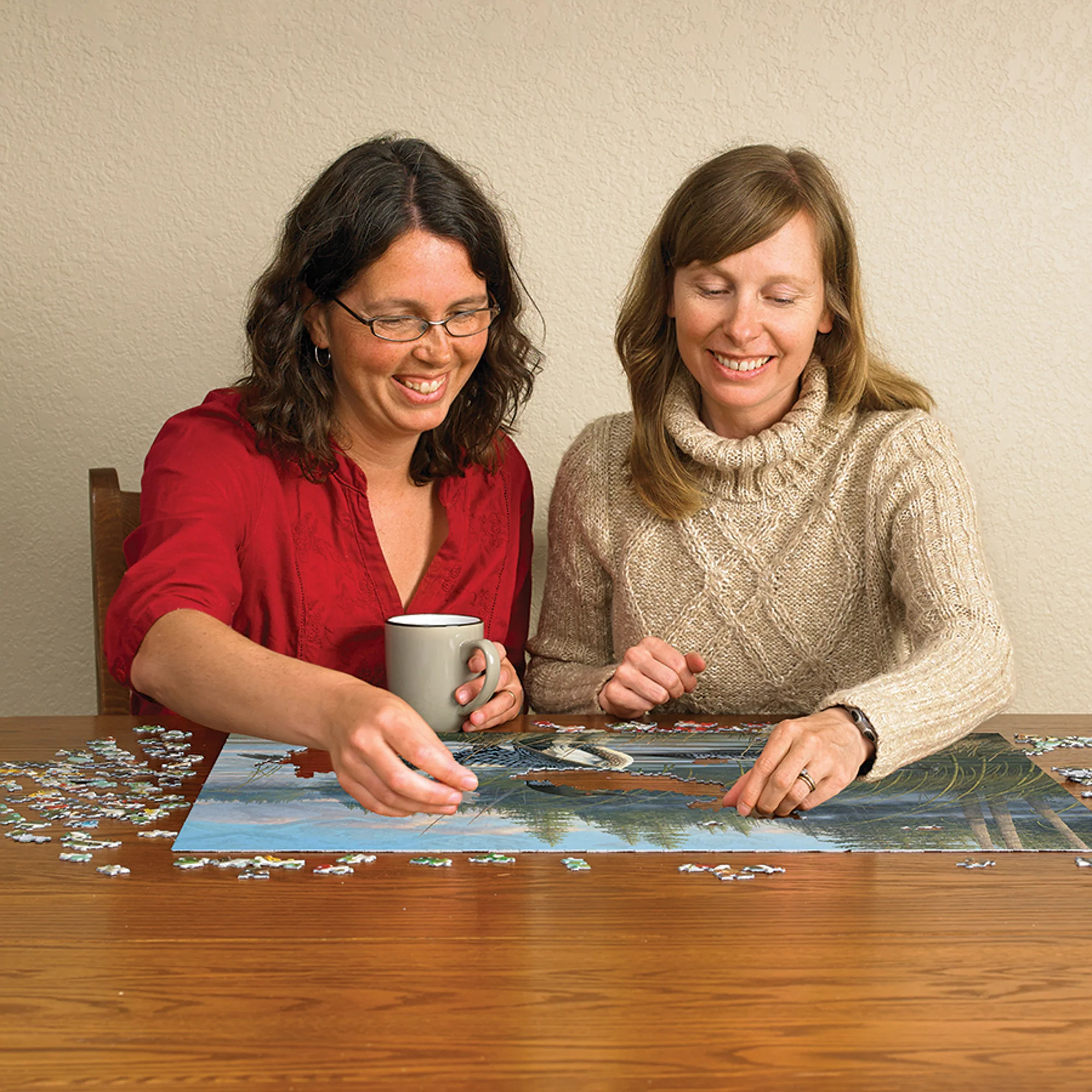 Puzzle - Common Loons - 1000 Piece - Image 3