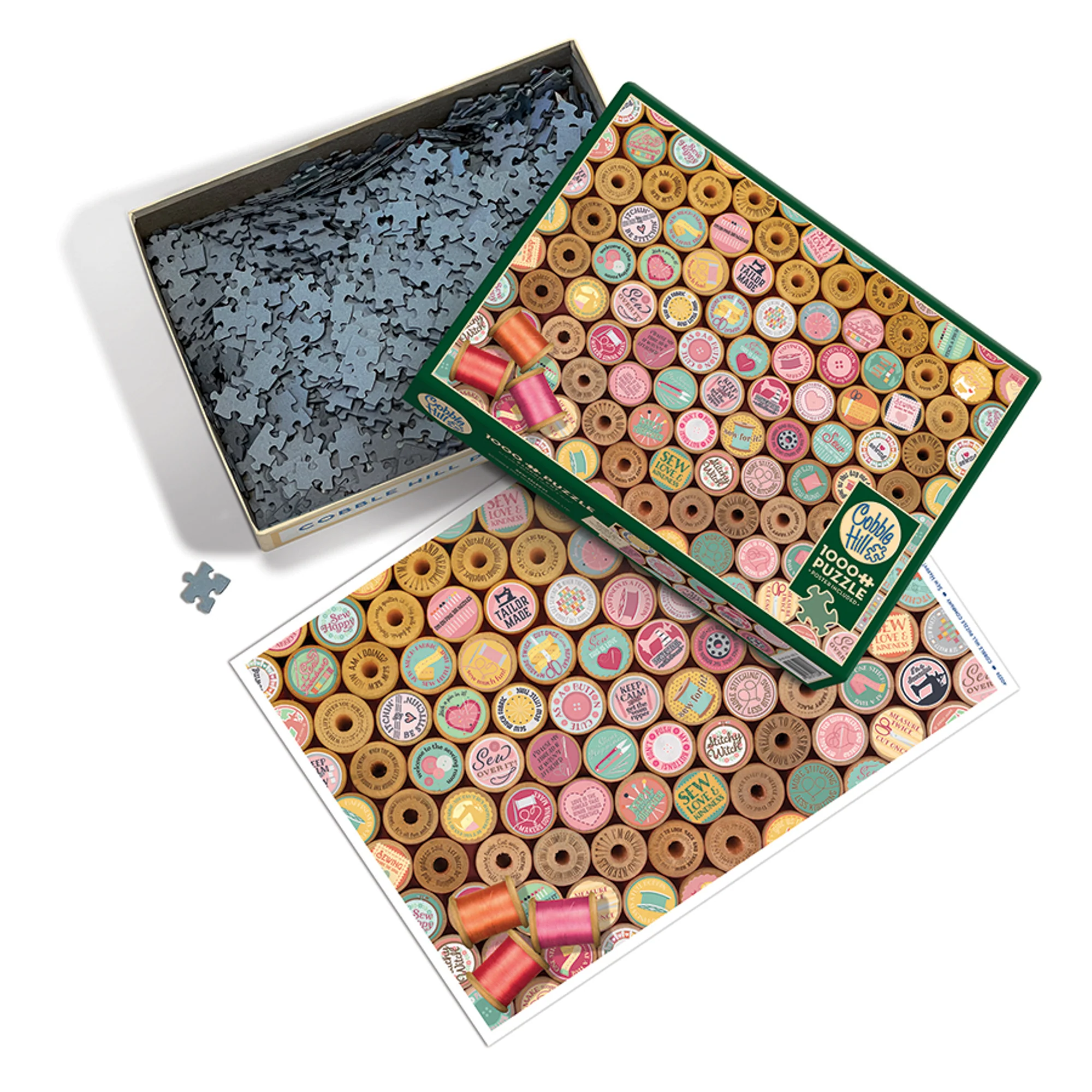 Puzzle - Sew Happy! - 1000 Piece - Image 2