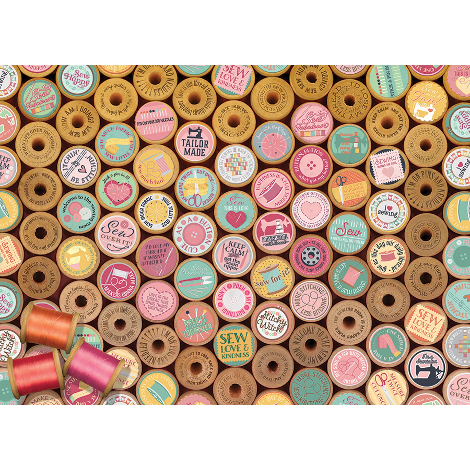 Puzzle - Sew Happy! - 1000 Piece - Image 4