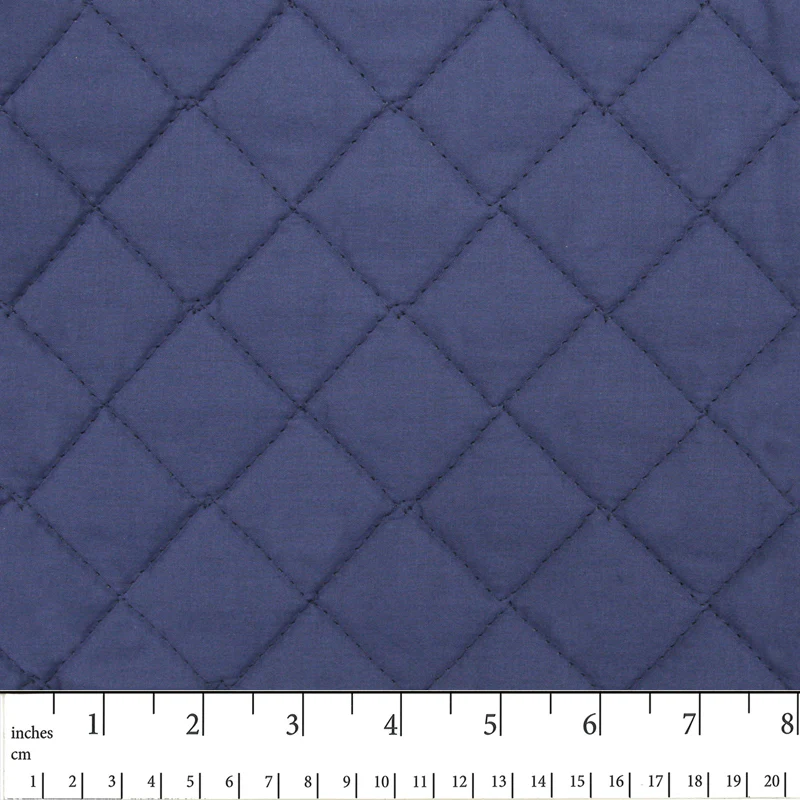 Quilted Back to Back Broadcloth - Royal