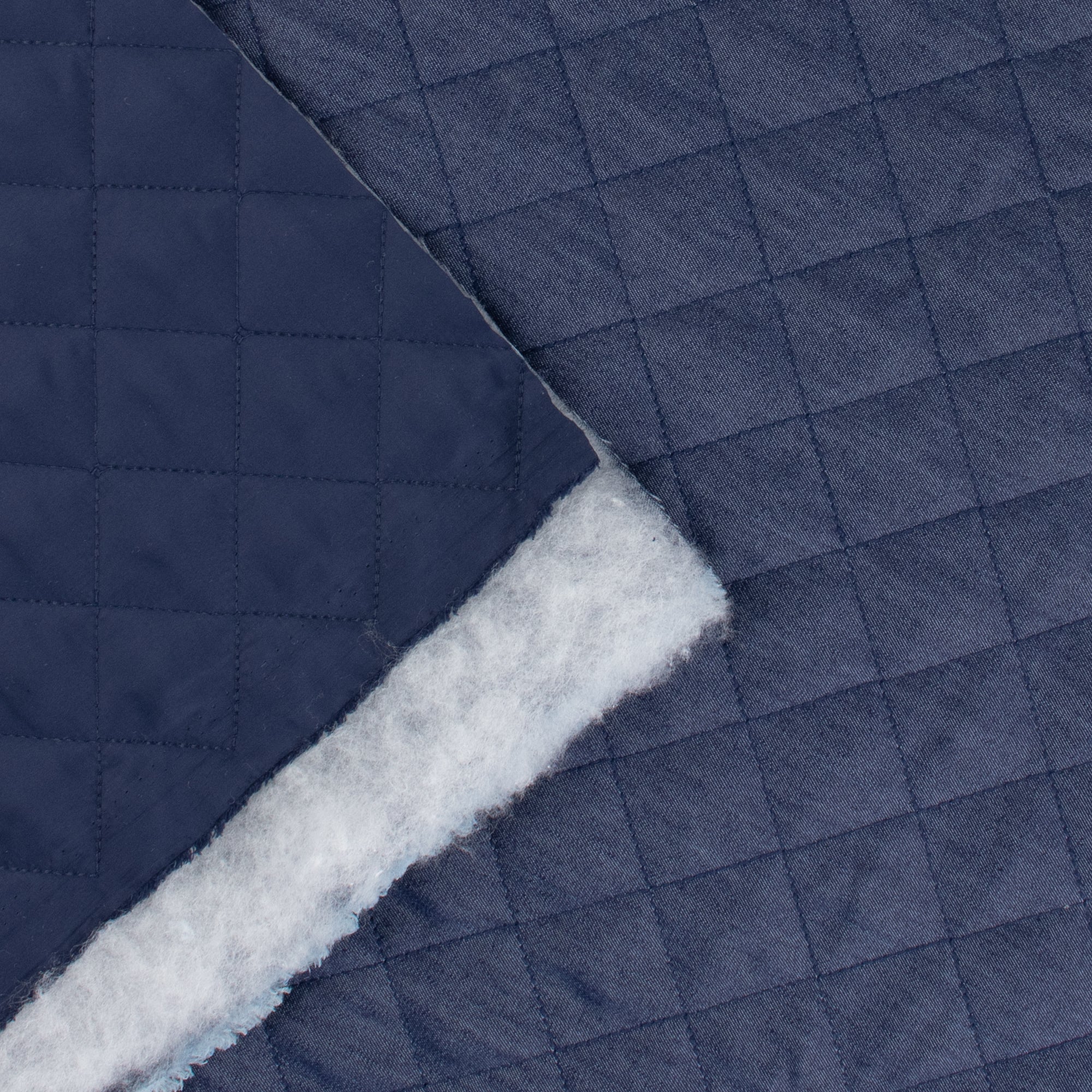 Quilted Denim - EVERYDAY BLUES - 002 - Dark Blue - Image 4