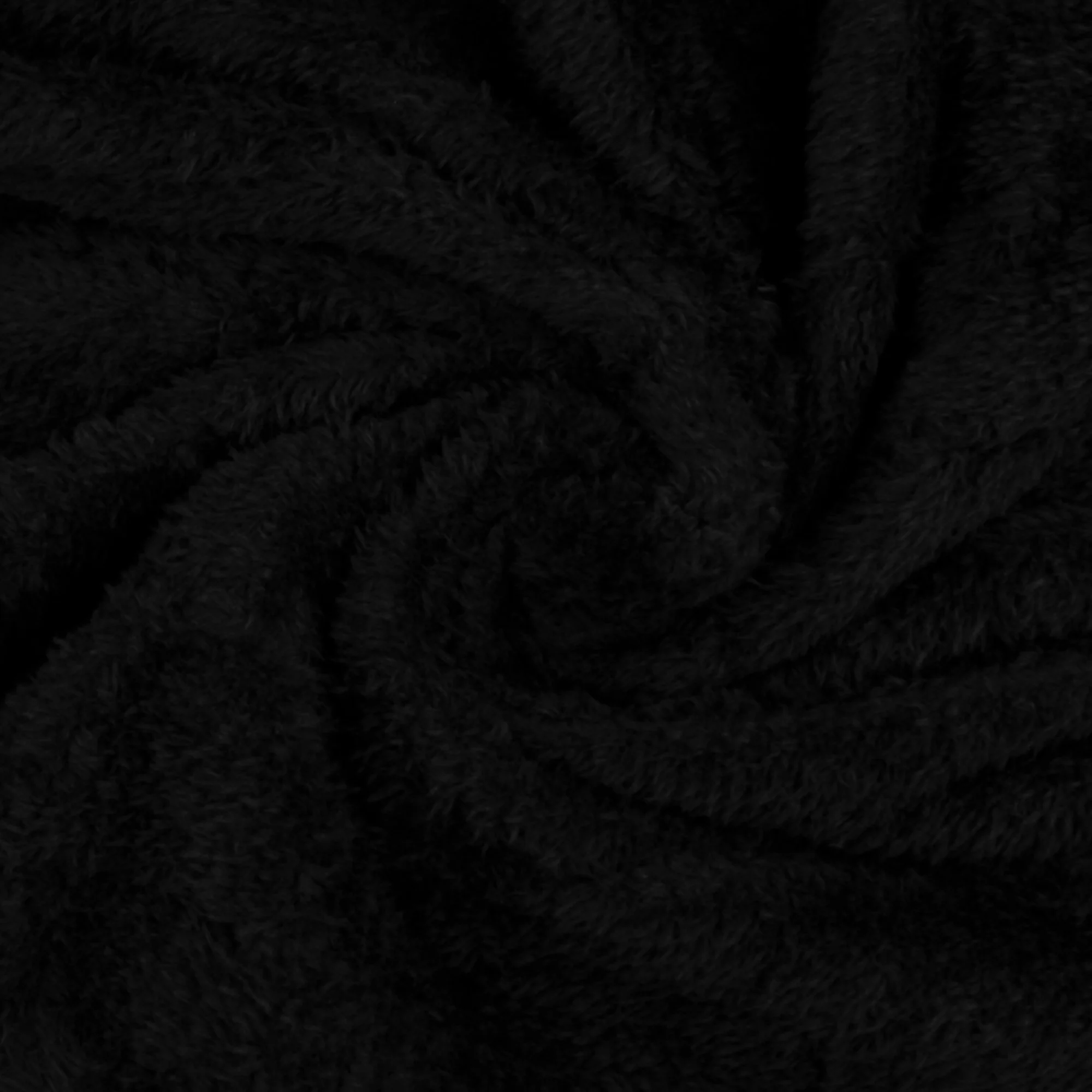 Quilted Poly Bonded To Chenille - OLIVER - 002 - Dark Grey - Image 2