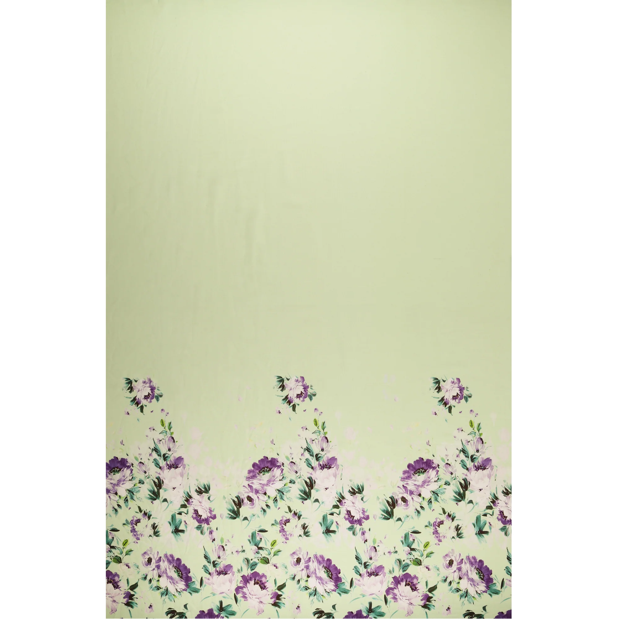 Rayon Linen Print - COVENT GARDEN - 001 - Pistachio - Image 4
