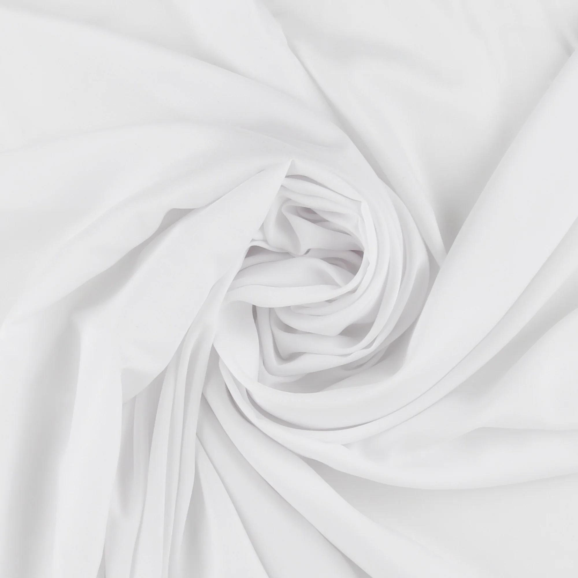 Rayon Poplin - MILA - 006 - White - Image 2
