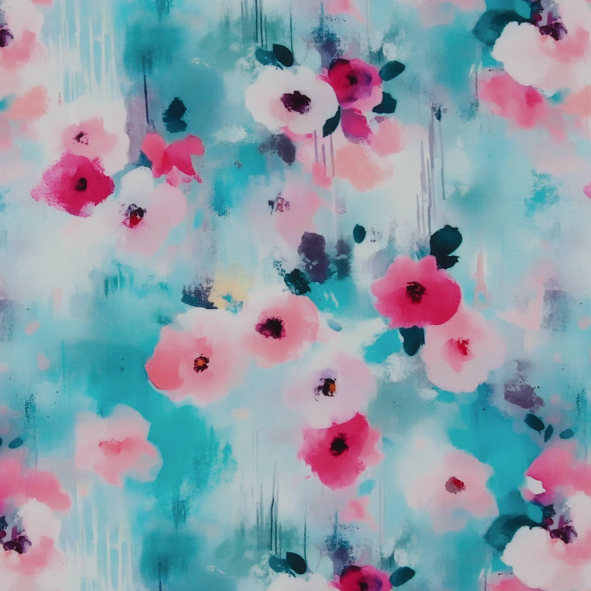 Rayon Poplin Print - MORGAN - 018 - Cotton Candy