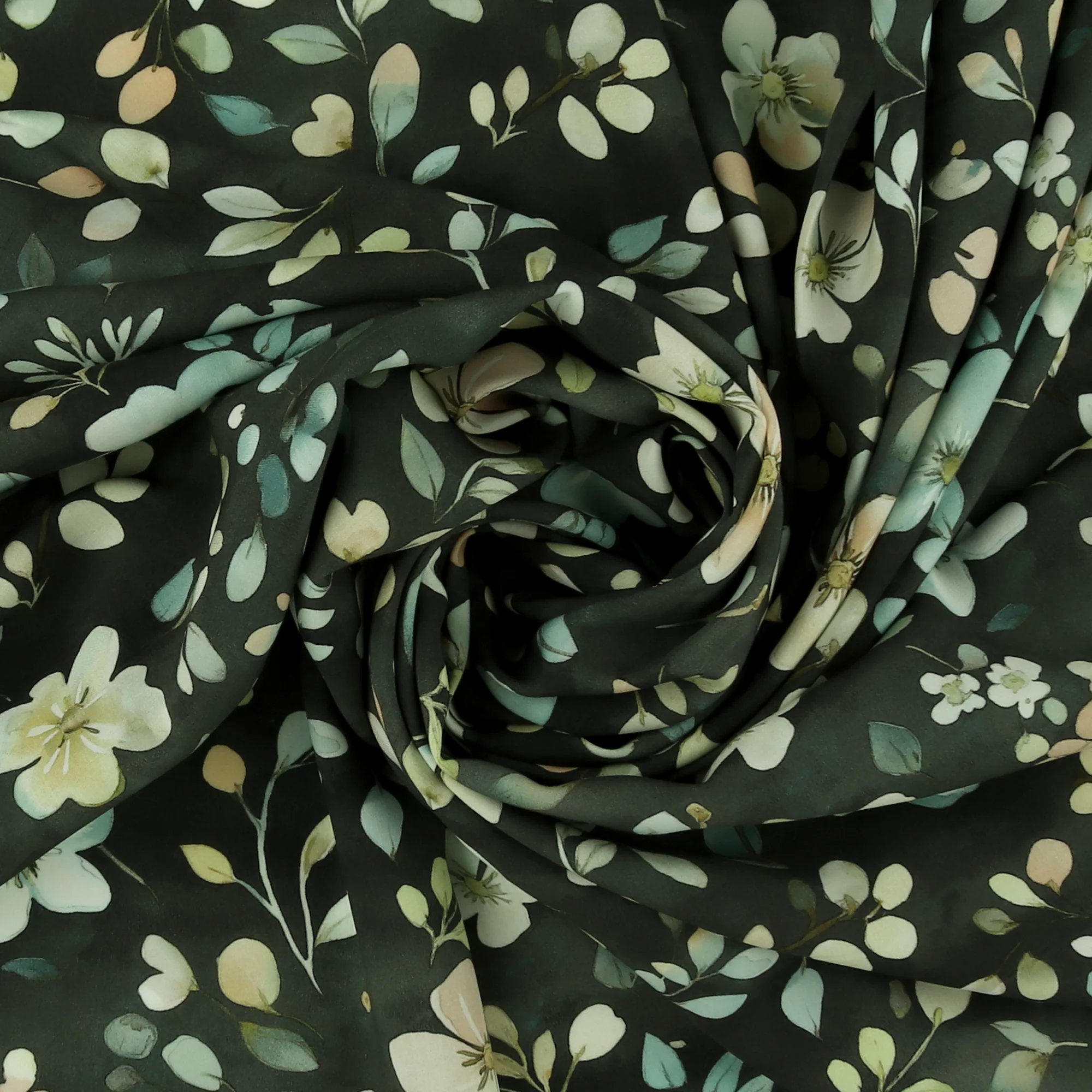 Rayon Poplin Print - MORGAN - 024 - Storm - Image 2