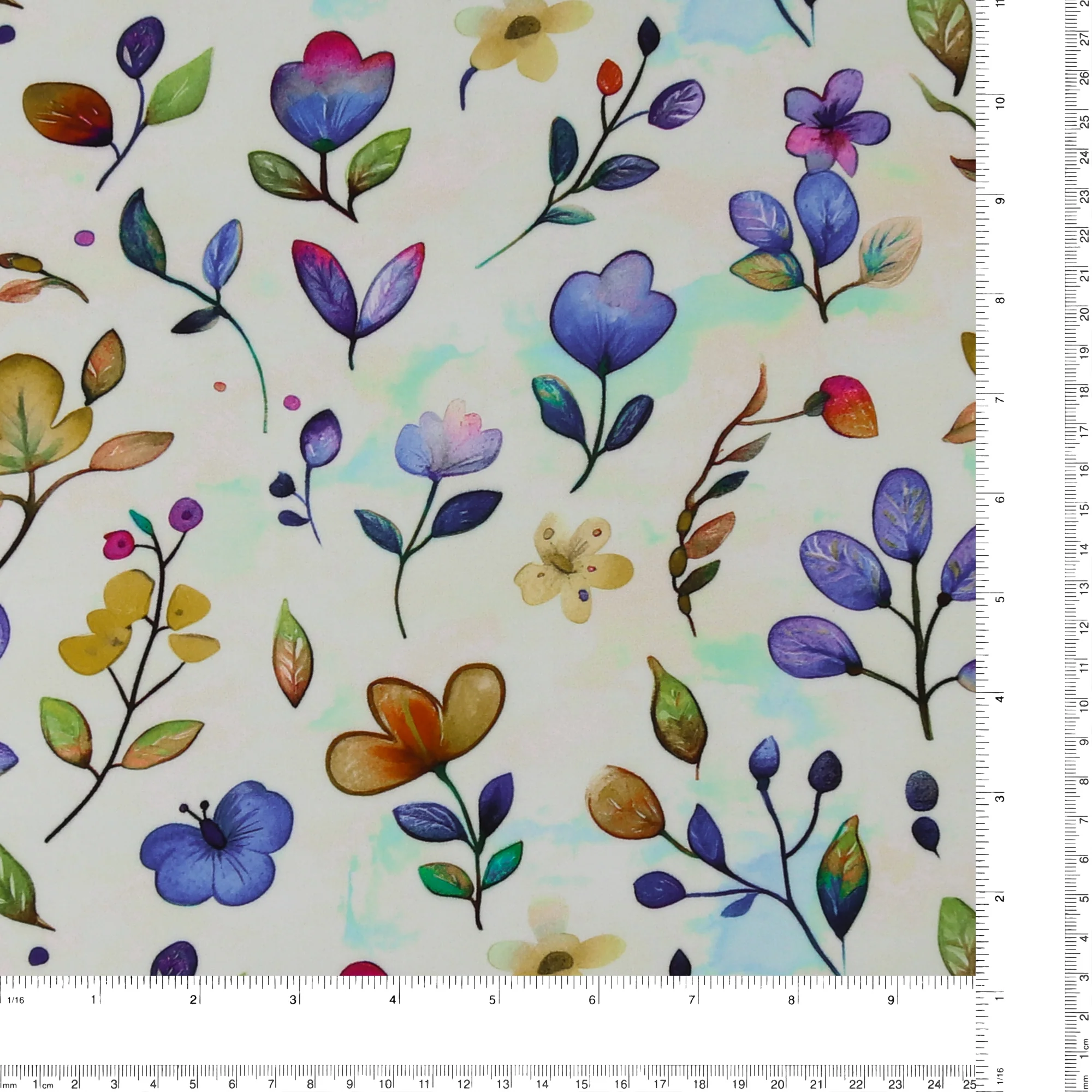 Rayon Poplin Print - MORGAN - 026 - Offwhite - Image 3