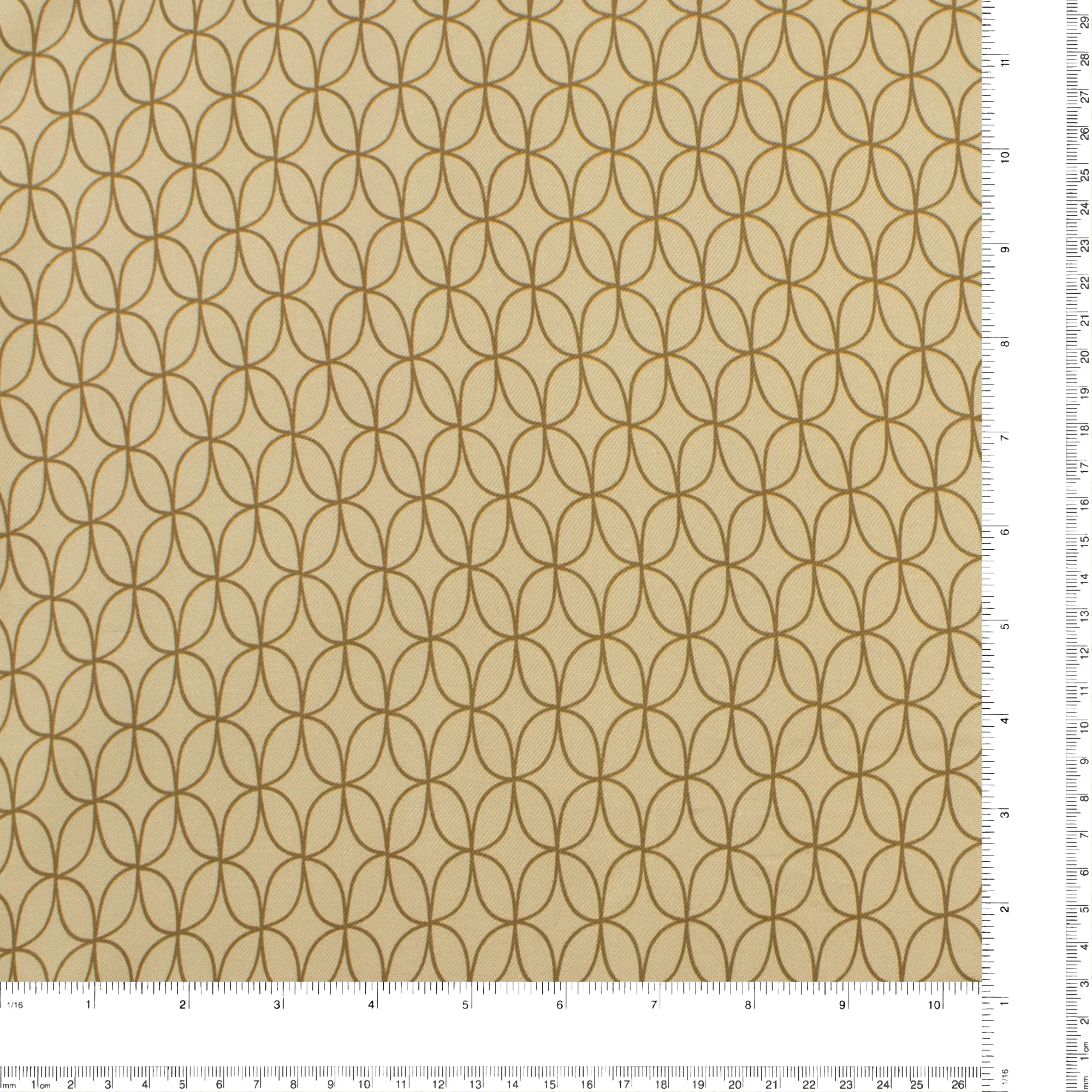 Rayon Twill Print - MANCHESTER - 001 - Tan - Image 3