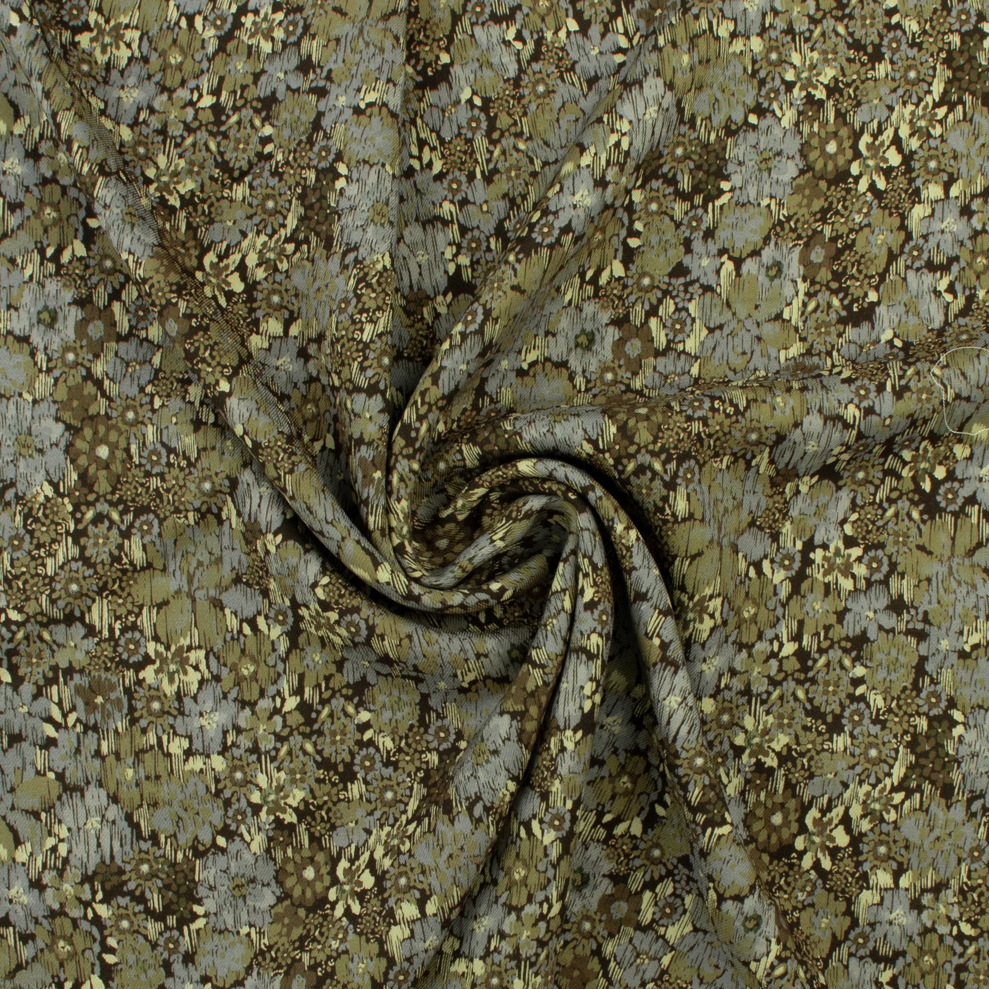 Rayon Twill Print - PANDORA - 004 - Grey - Image 2