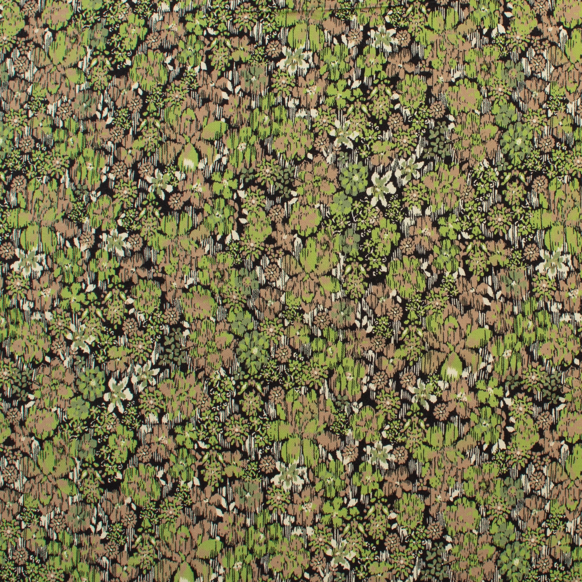 Rayon Twill Print - VERDE - 003 - Moss