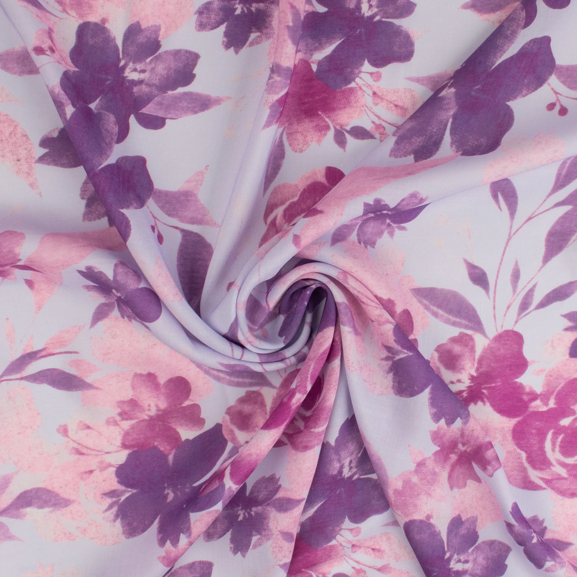 Rayon Voile Print - MARLOWE - 002 - Mauve - Image 2