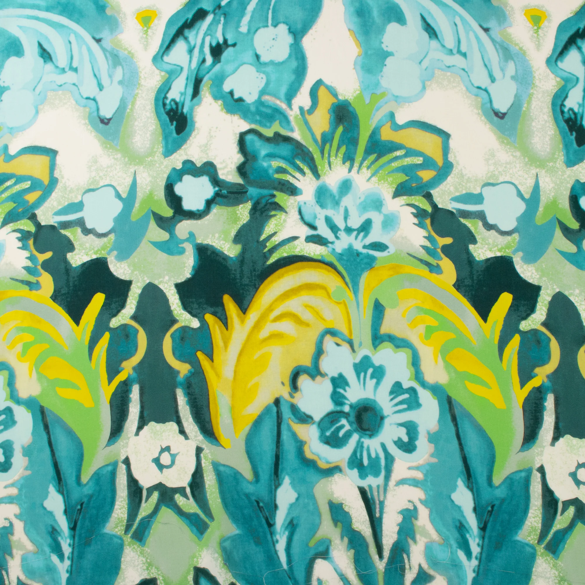 Rayon Voile Print - MARLOWE - 003 - Teal
