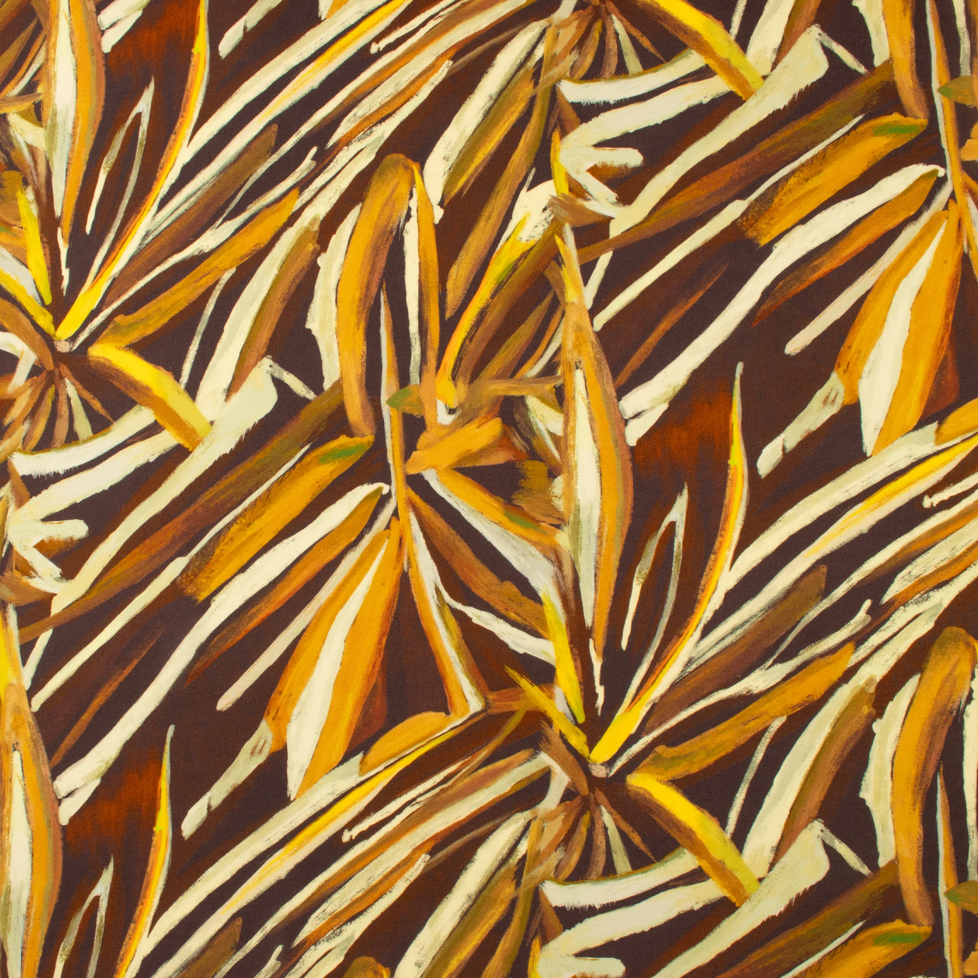 Rayon Voile Print - MARLOWE - 012 - Brown