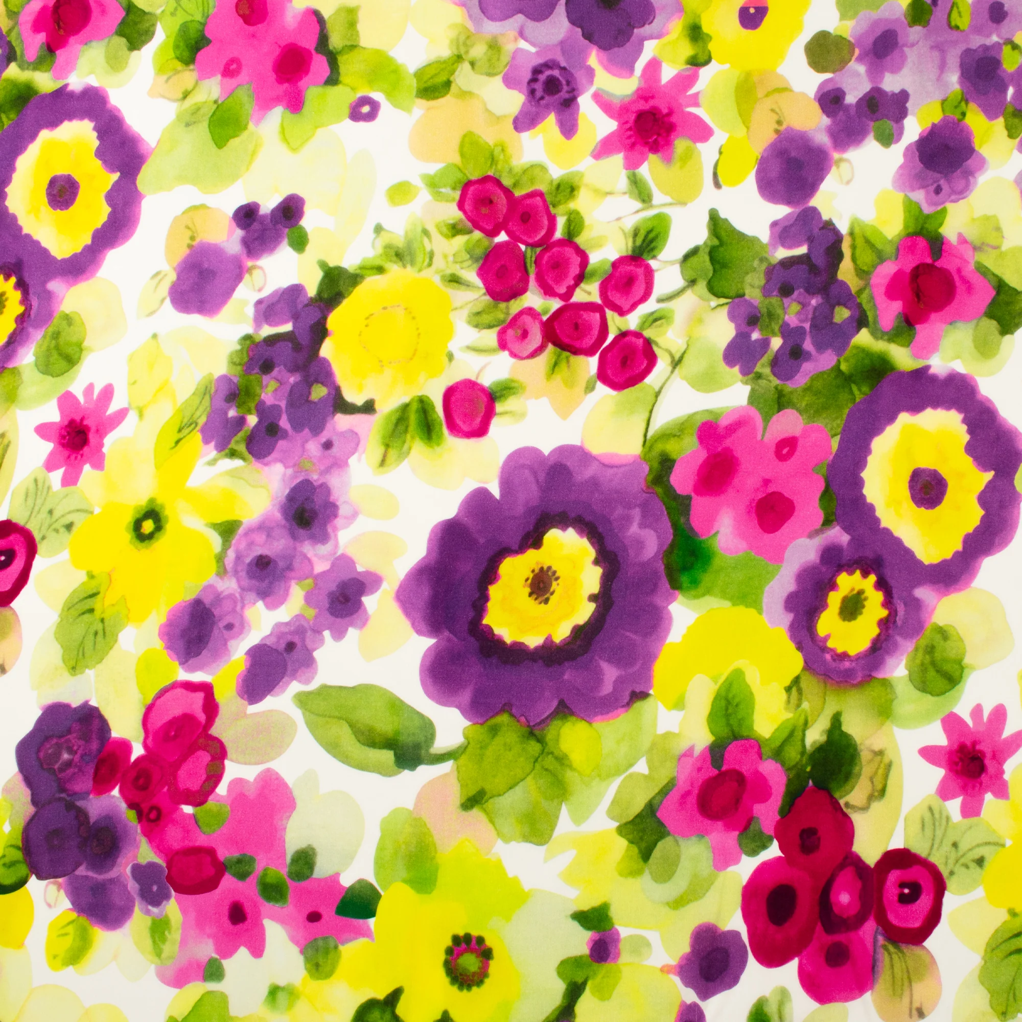Rayon Voile Print - MARLOWE - 013 - Lime