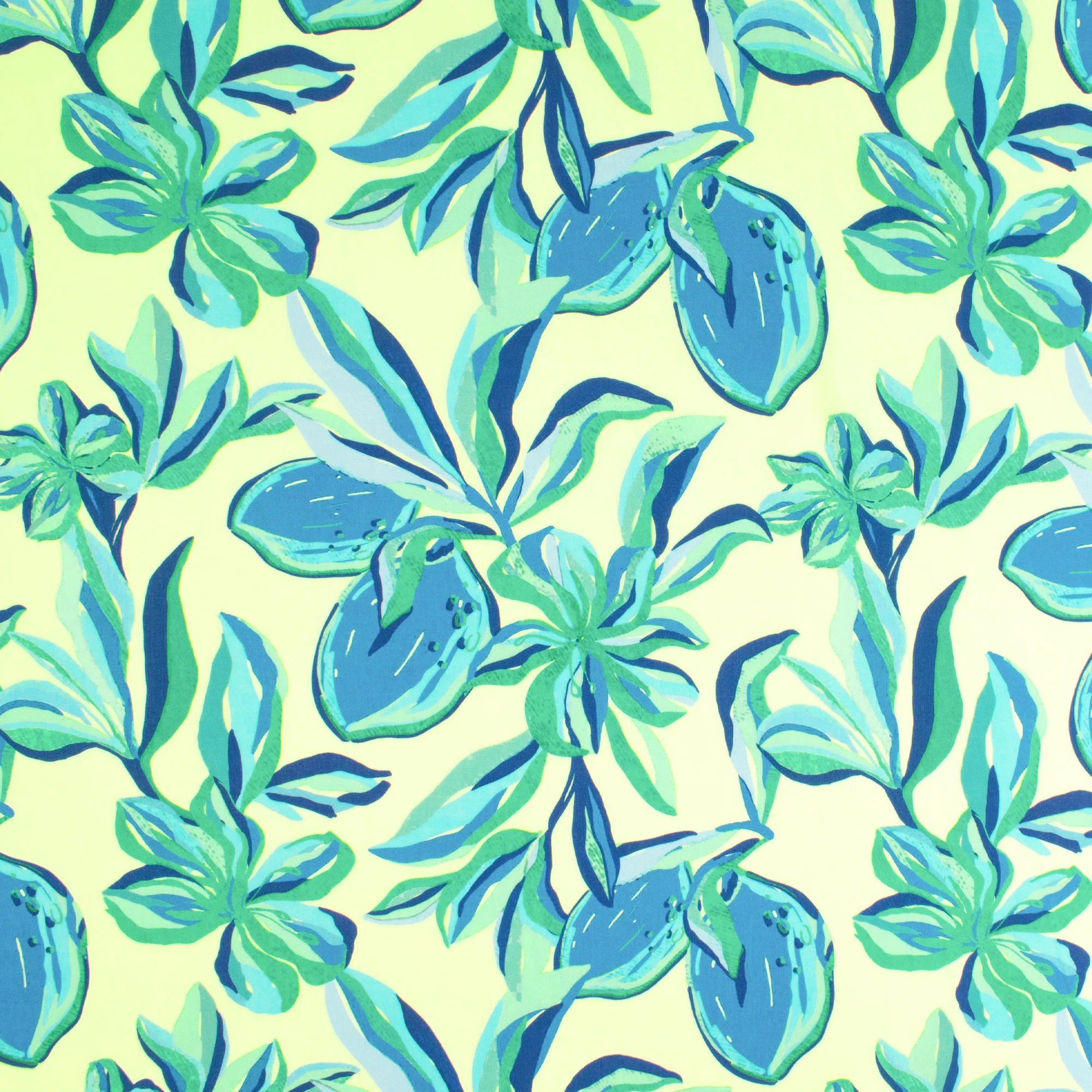Rayon Voile Print - MARLOWE - 014 - Blue