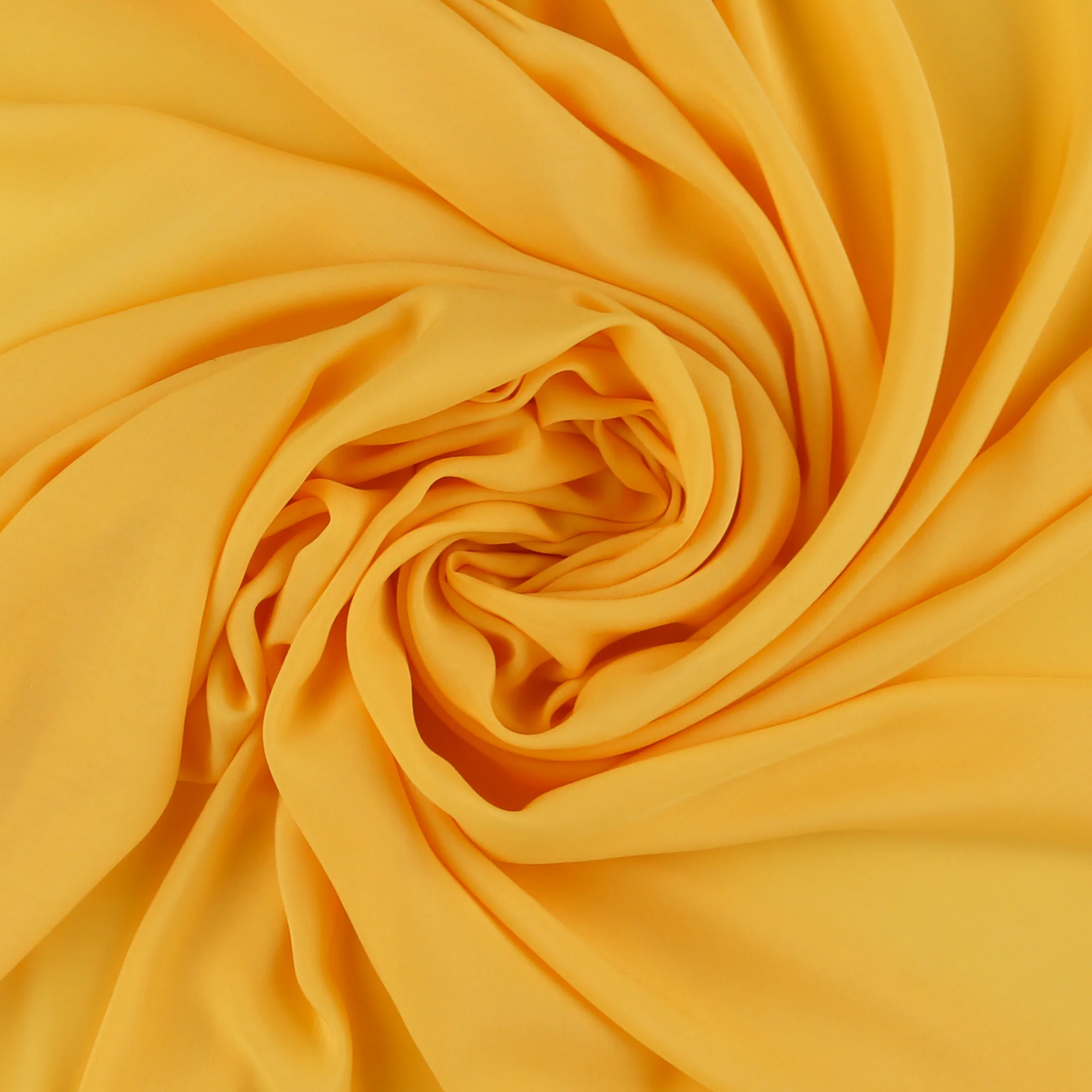 Rayon Voile Solid - MARLOWE - 004 - Sun Yellow - Image 2