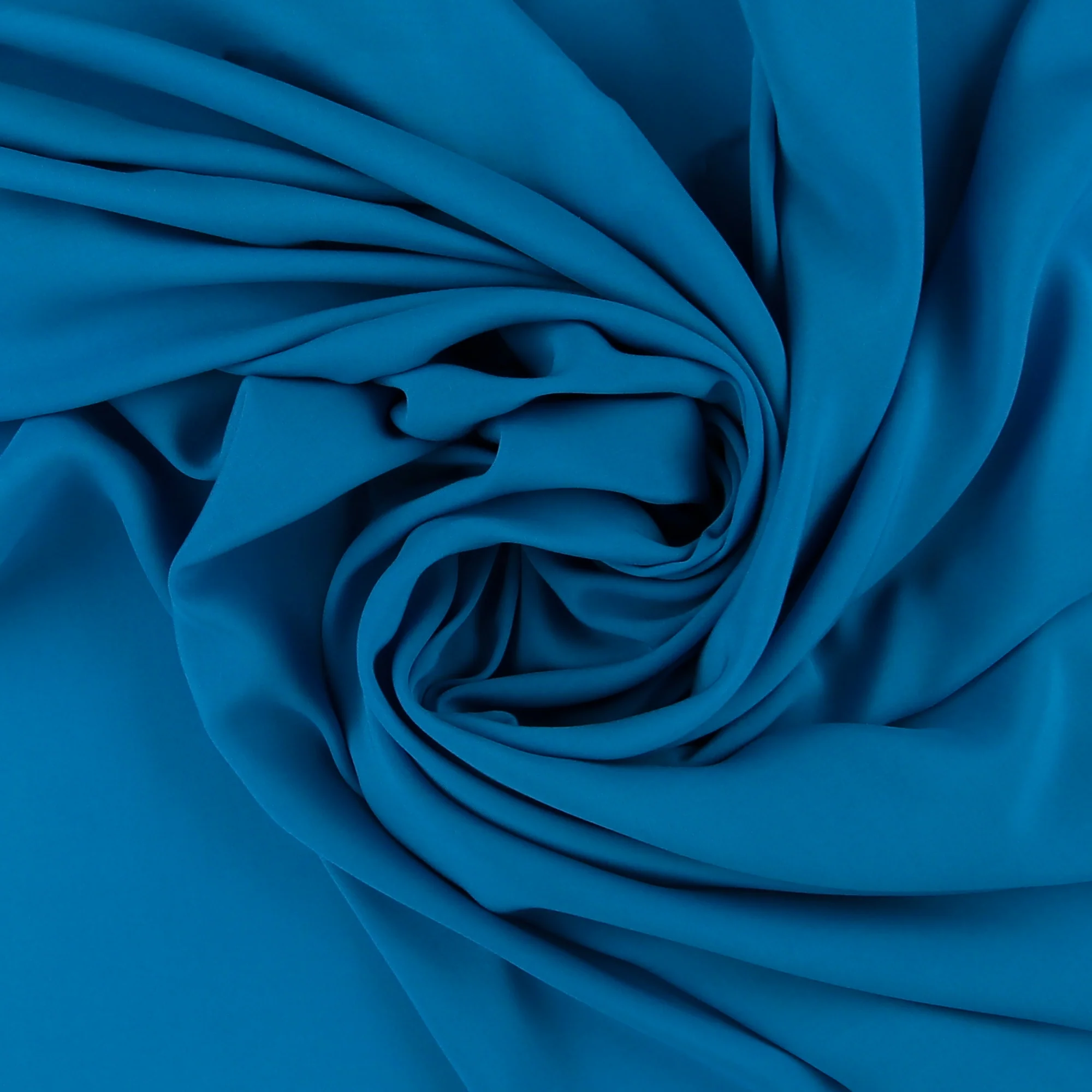 Rayon Voile Solid - MARLOWE - 007 - Sea Blue - Image 2