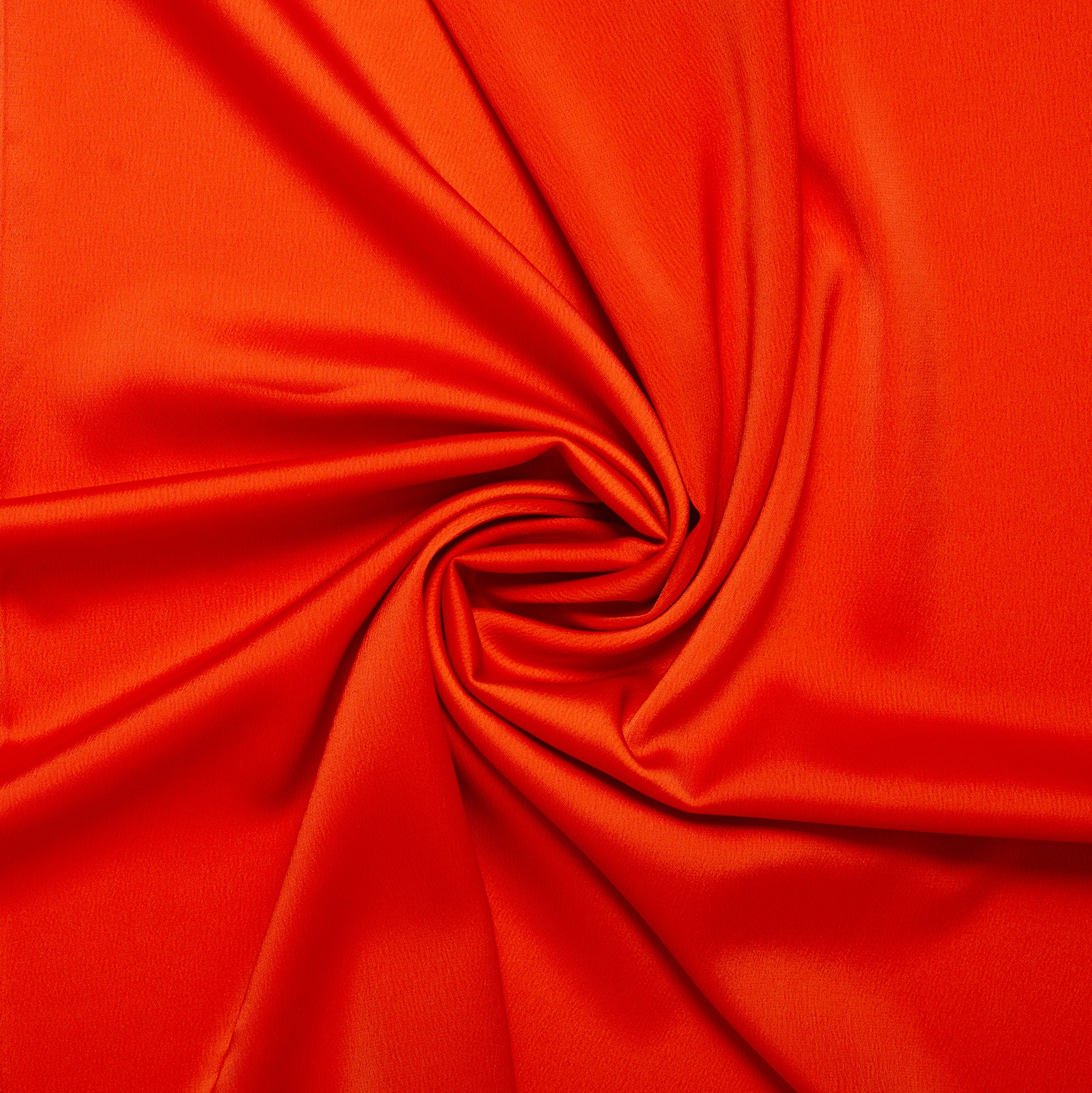 RECYCLED Stretch satin - VIENNA - Orange - Image 2