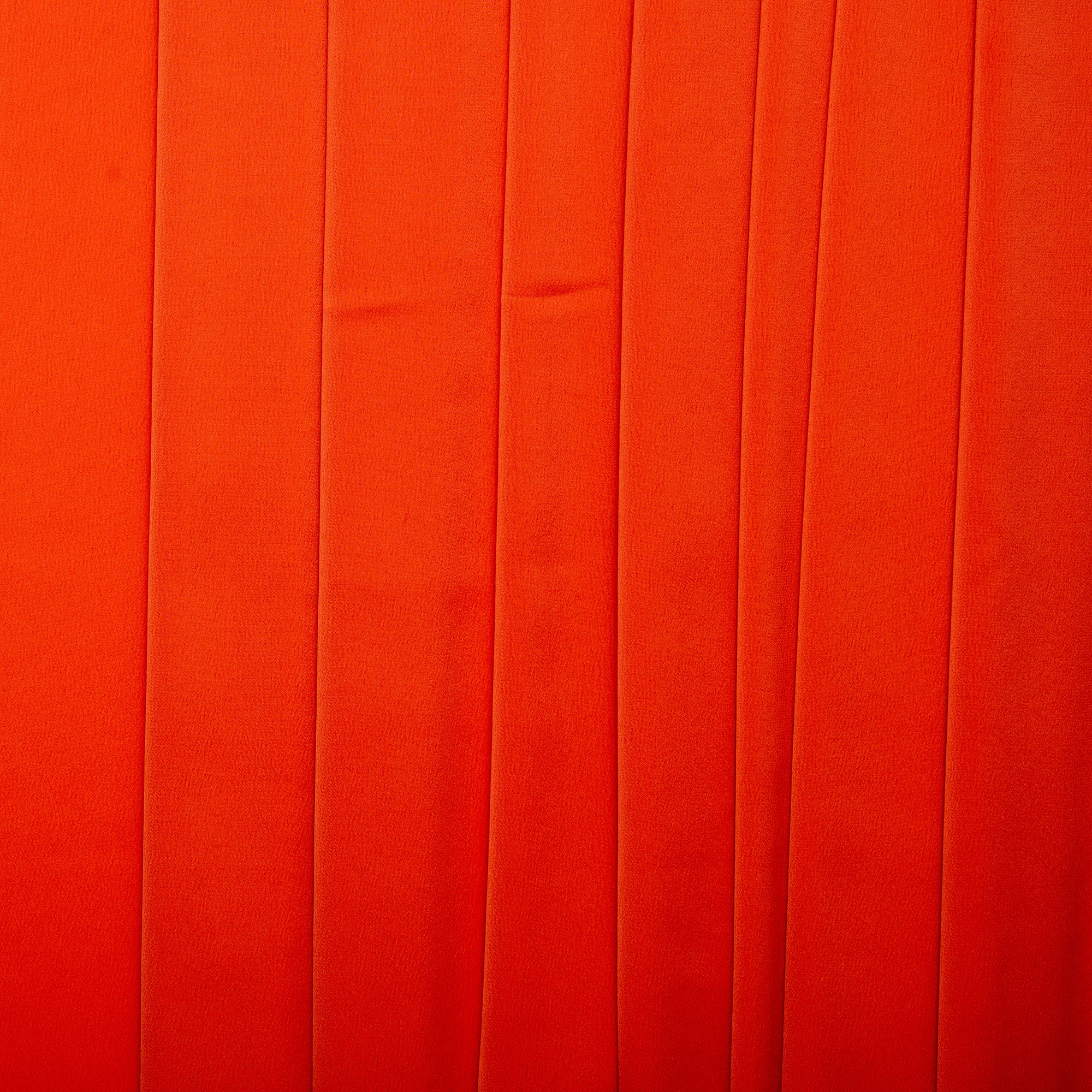 RECYCLED Stretch satin - VIENNA - Orange - Image 4