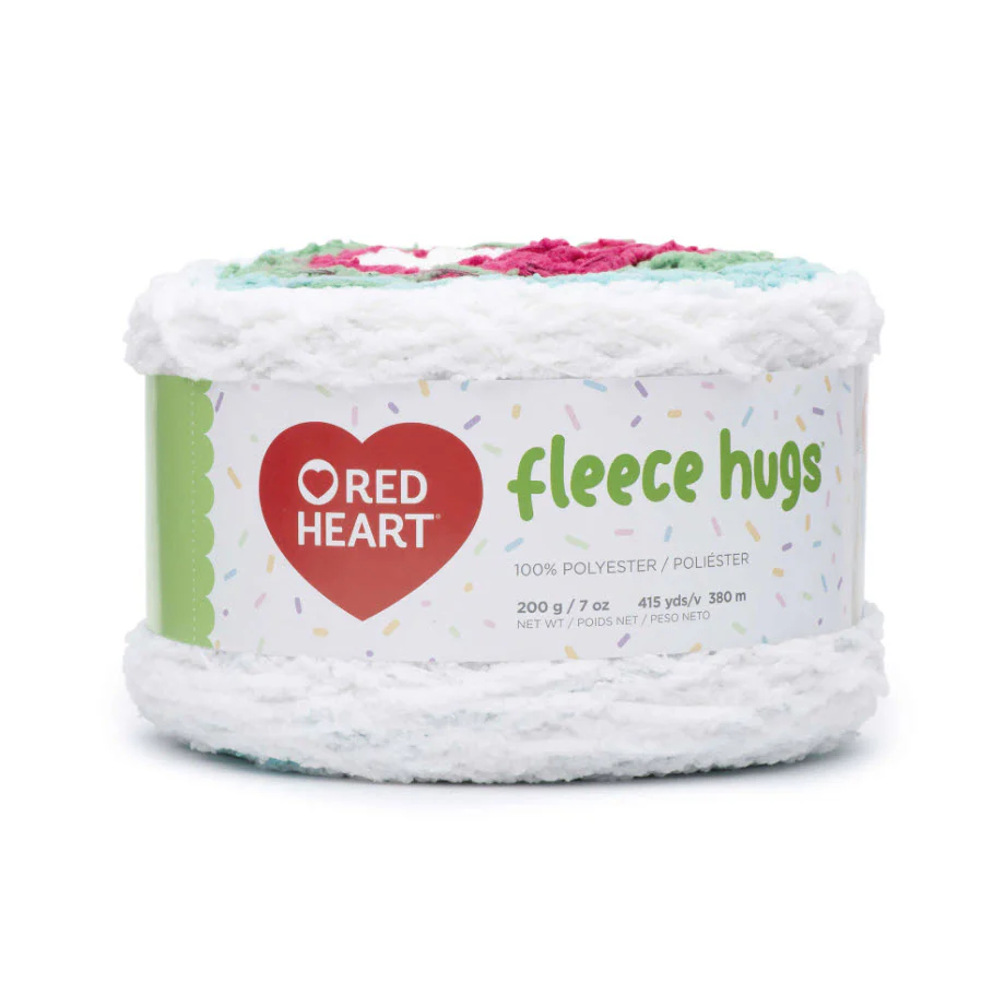 RED HEART FLEECE HUGS 200G - Image 3