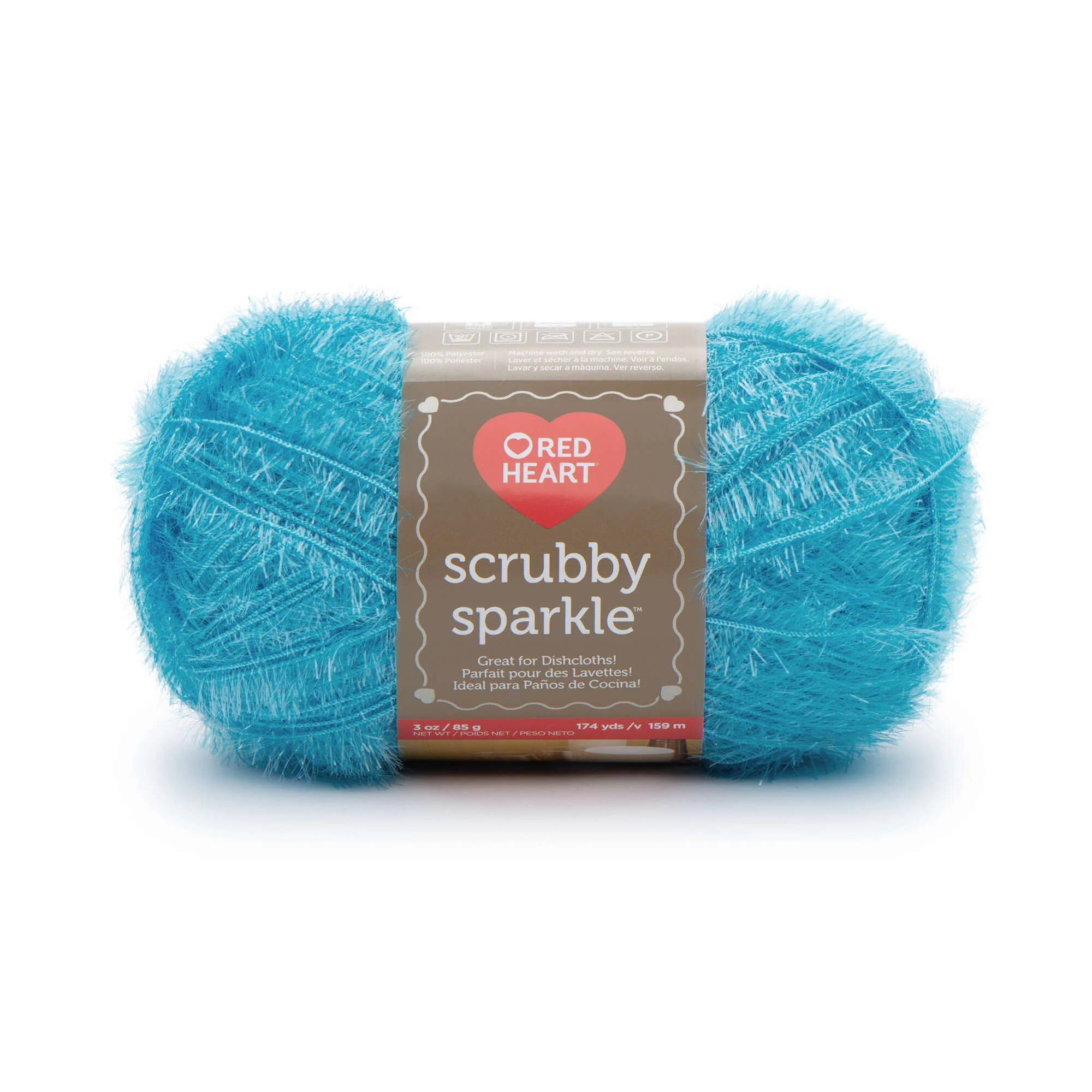 Red Heart Scrubby Sparkle 85g - Image 3