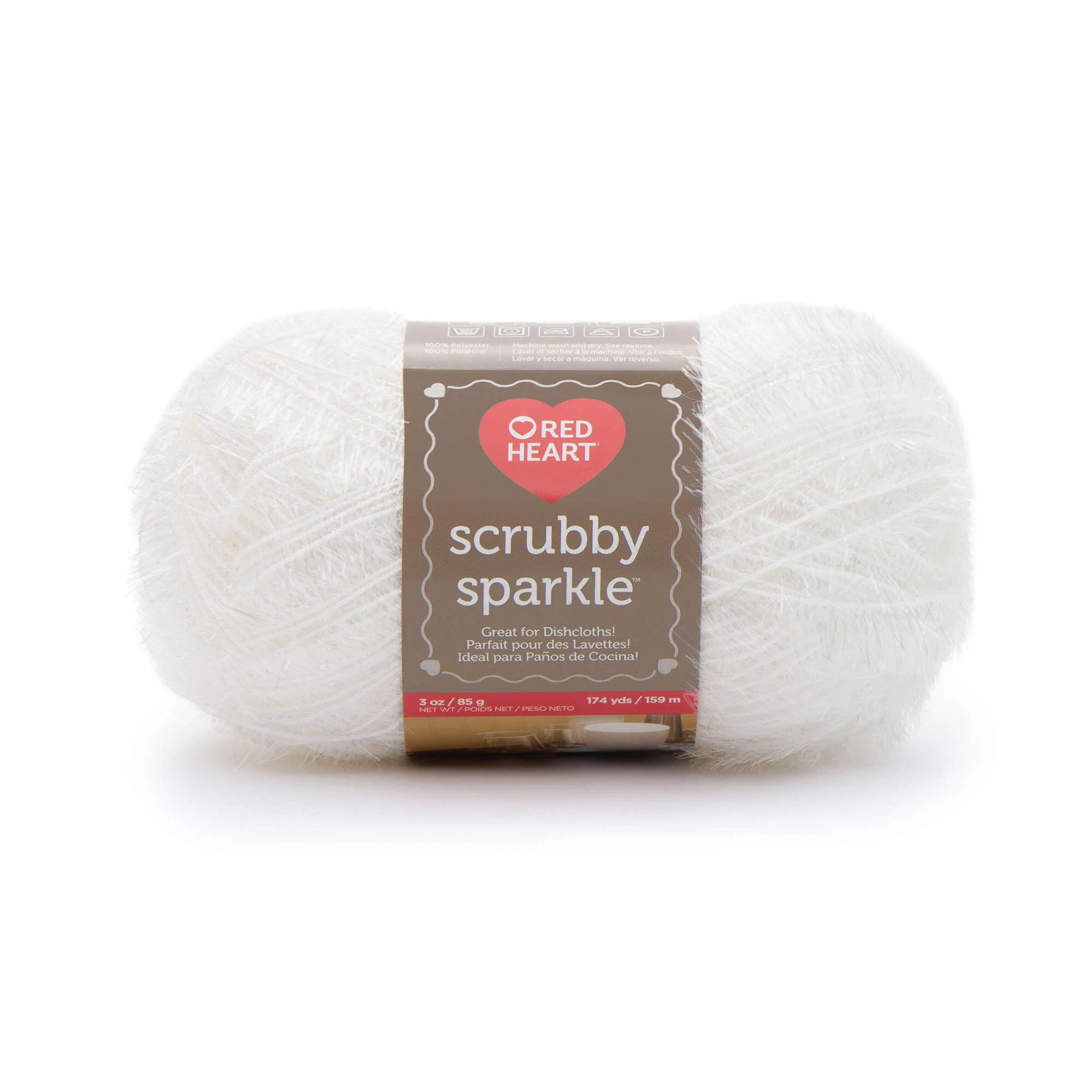 Red Heart Scrubby Sparkle 85g - Image 4