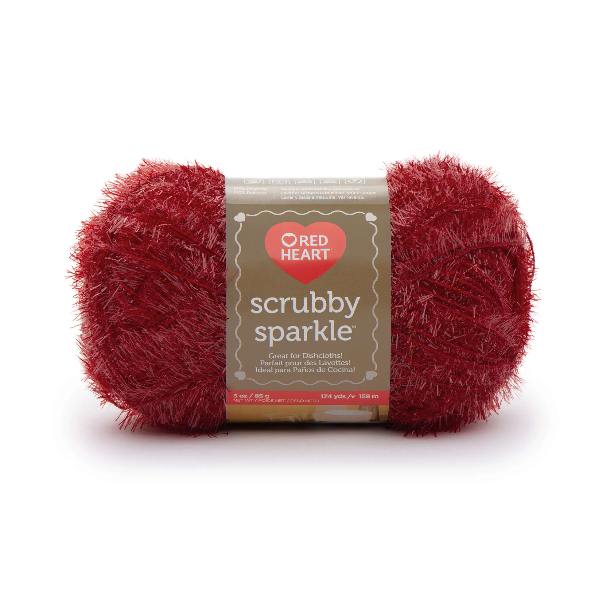 Red Heart Scrubby Sparkle 85g - Image 5