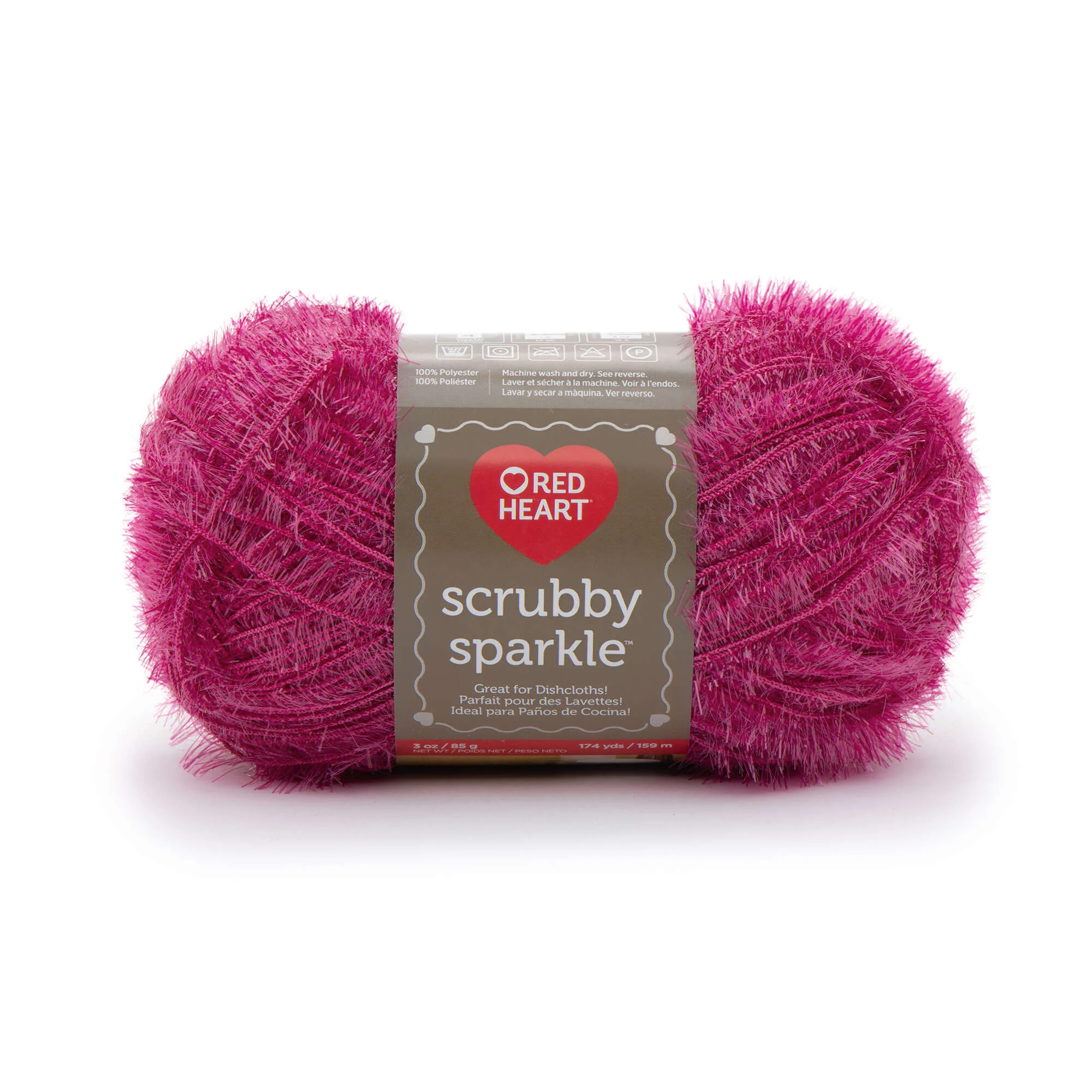 Red Heart Scrubby Sparkle 85g - Image 6