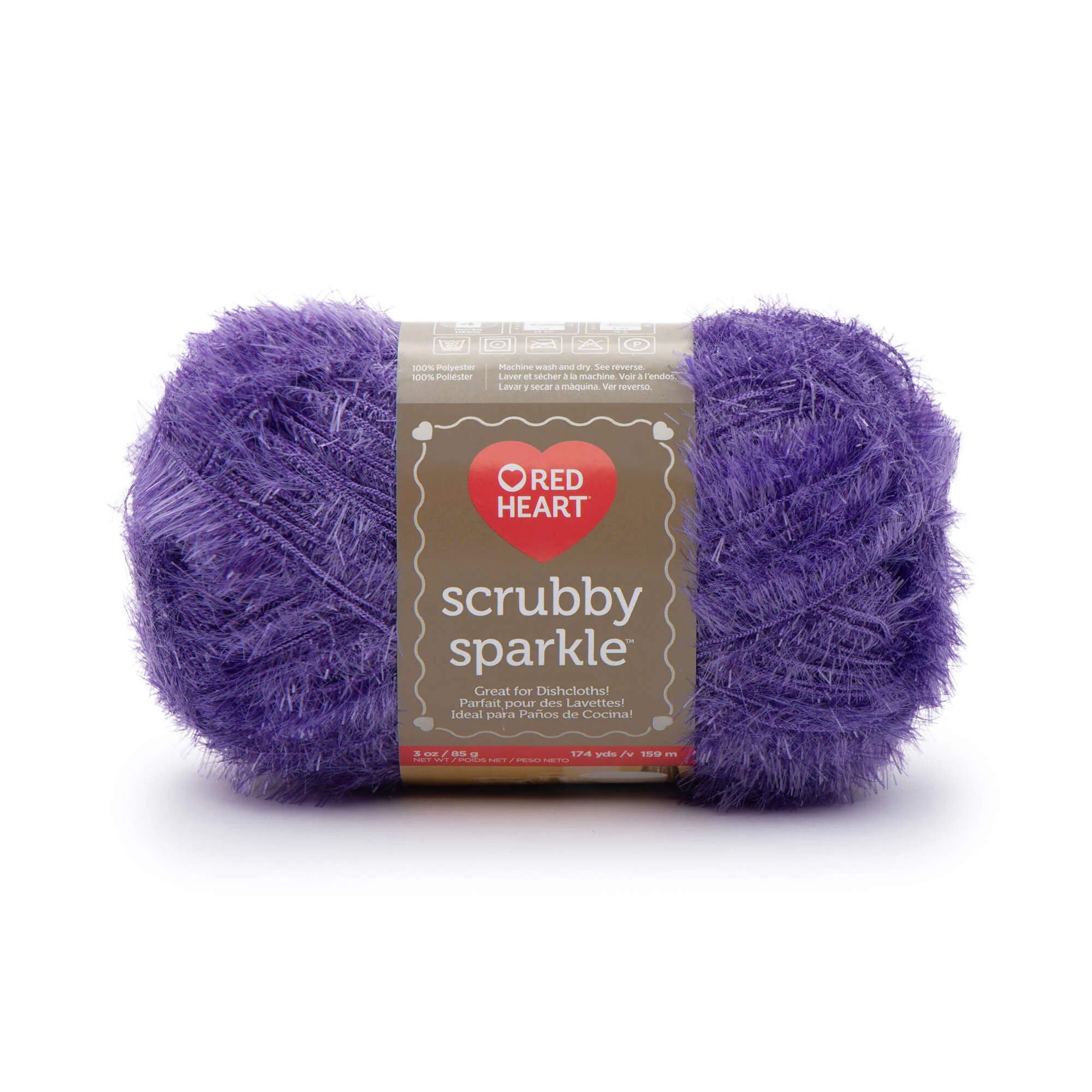 Red Heart Scrubby Sparkle 85g - Image 9