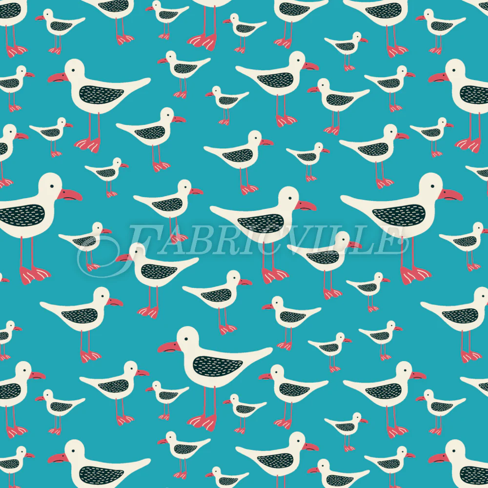 Retro seagulls