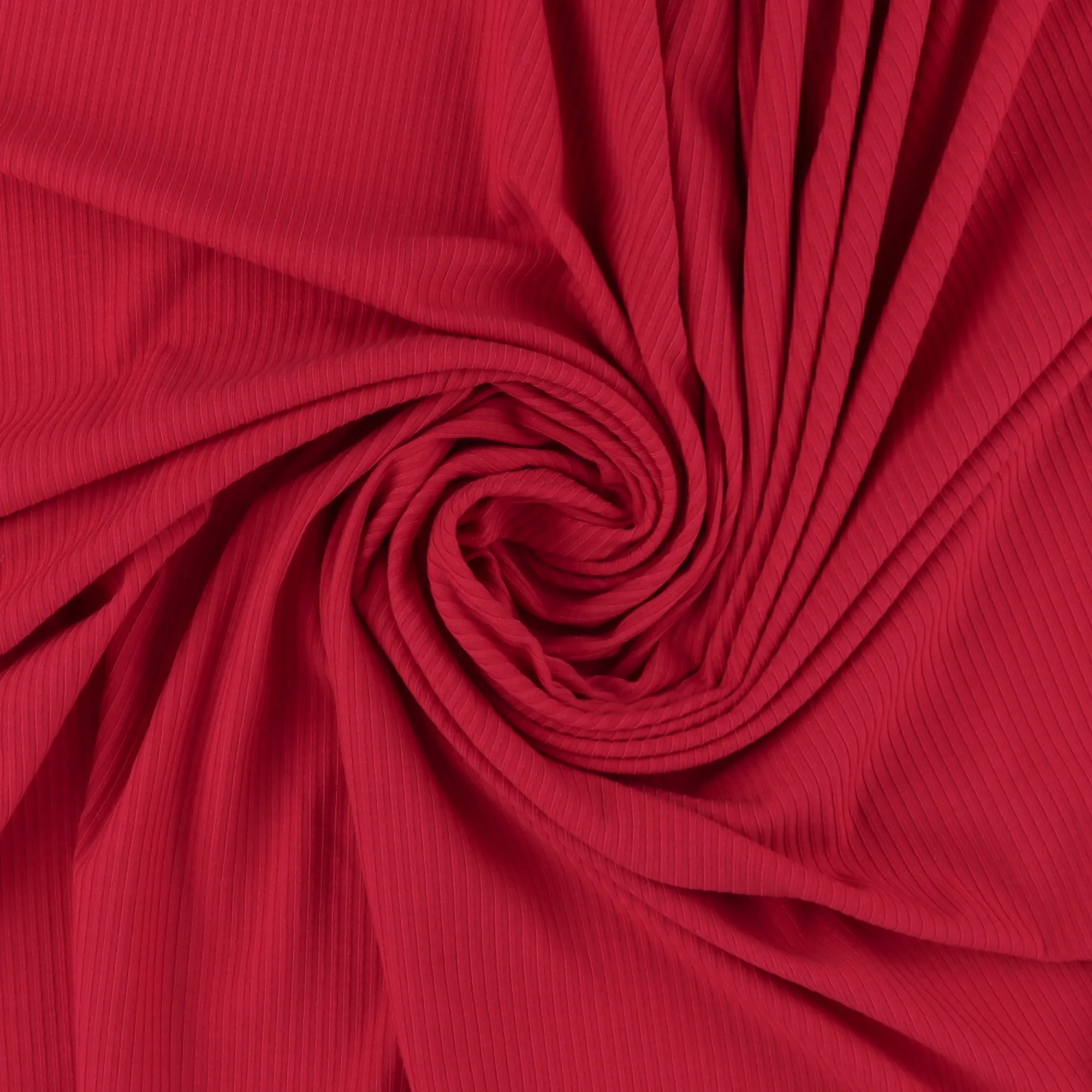 Rib Knit - Red - Image 2