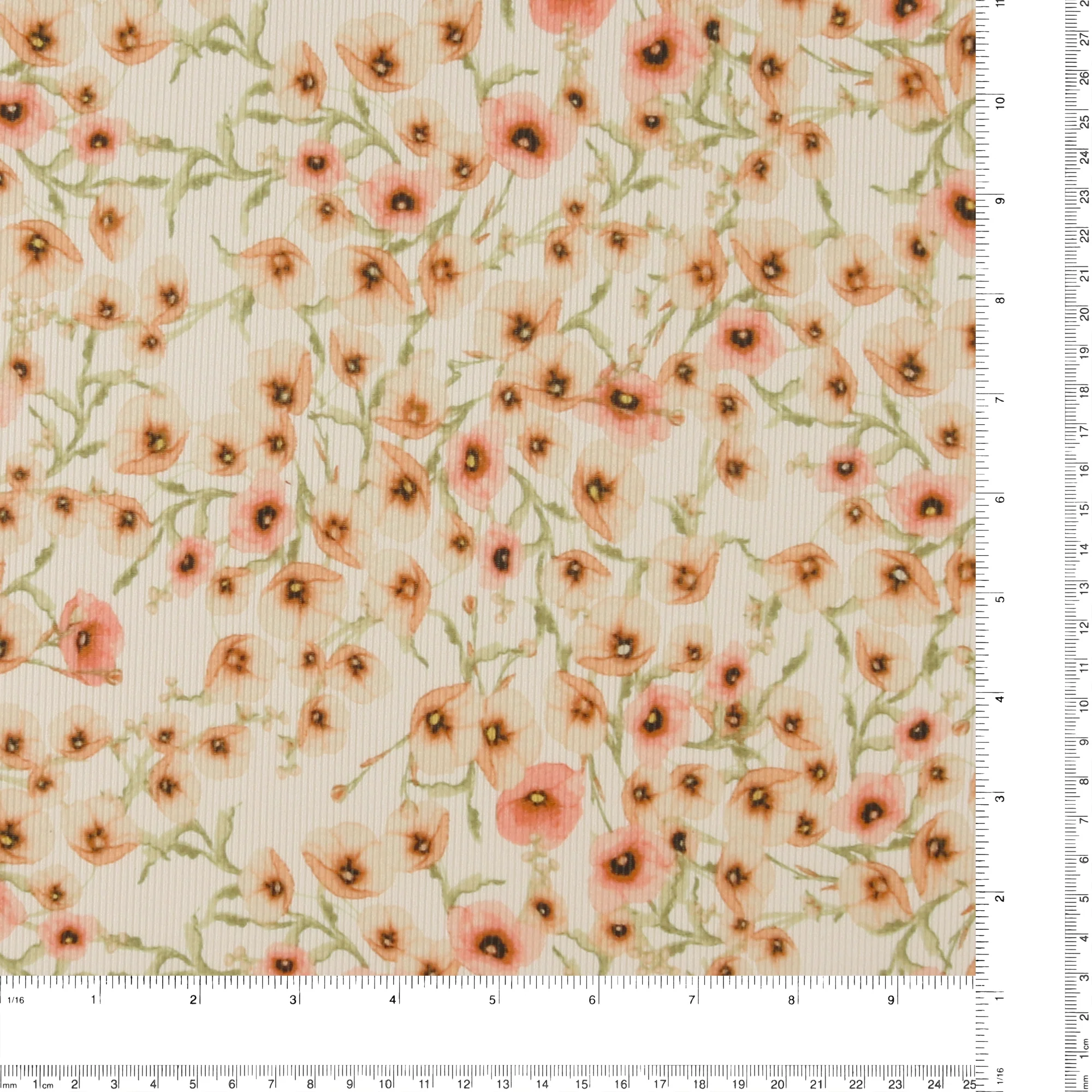 Rib Knit - SUMMER SIESTA - 007 - Peach - Image 3