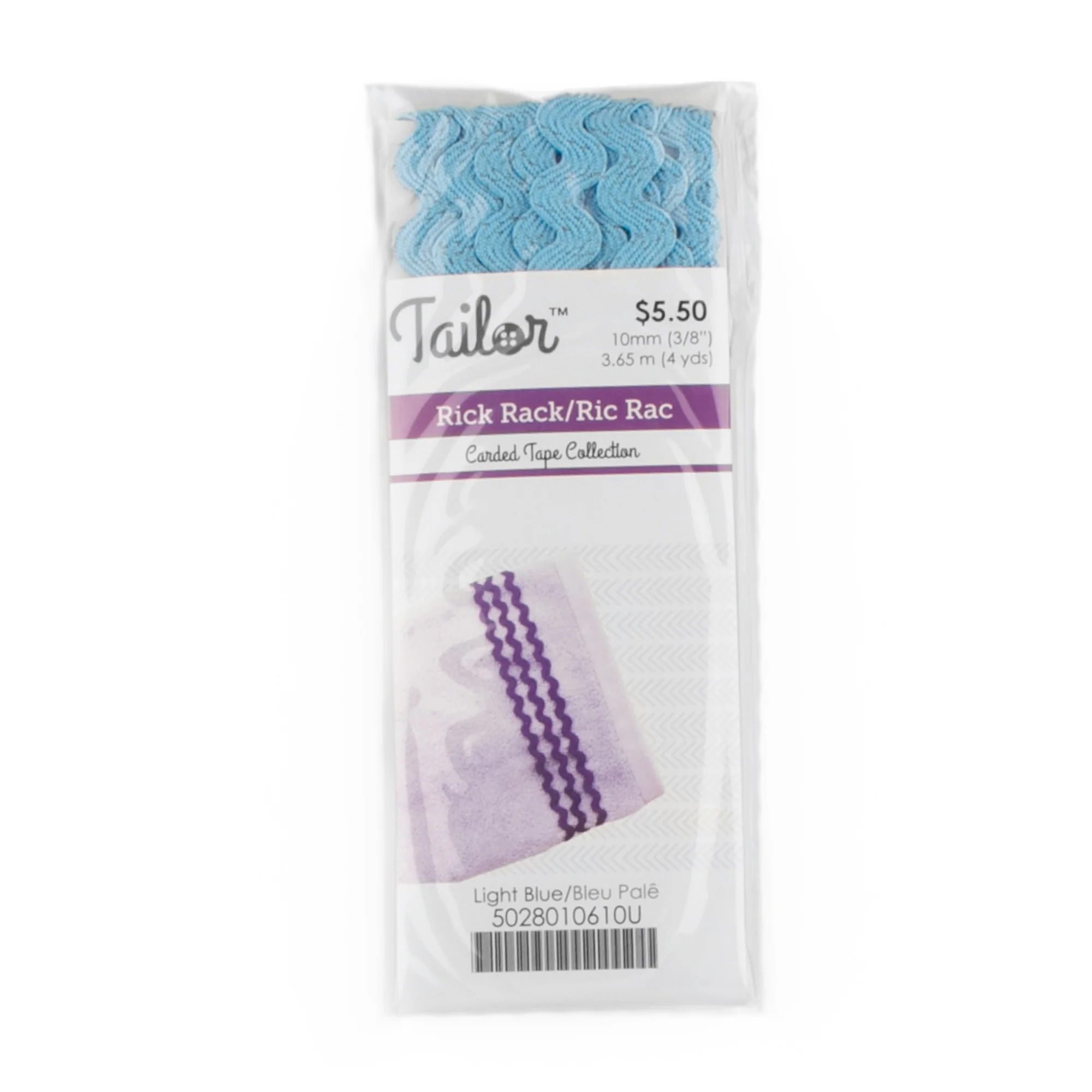 RICK RACK 10mm - Light Blue