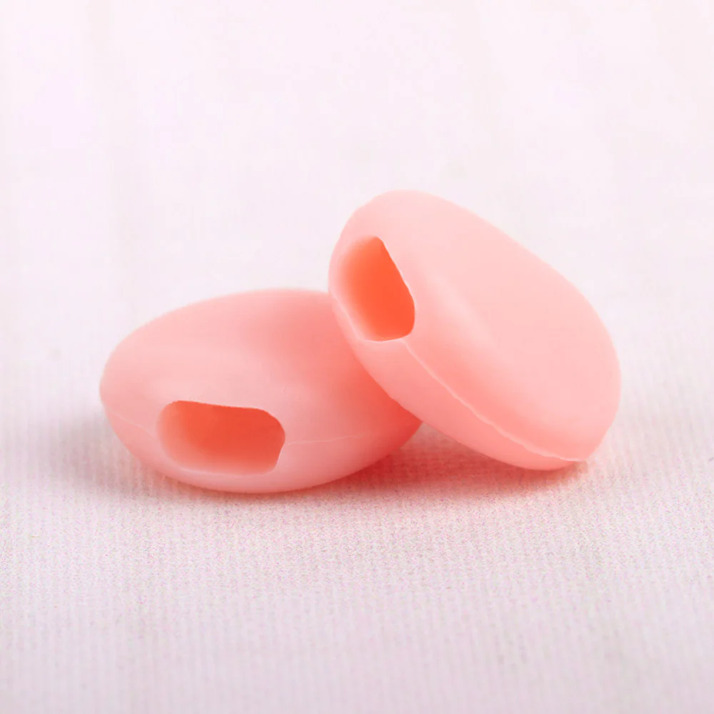 Round Mask Elastic Stoppers - Peach