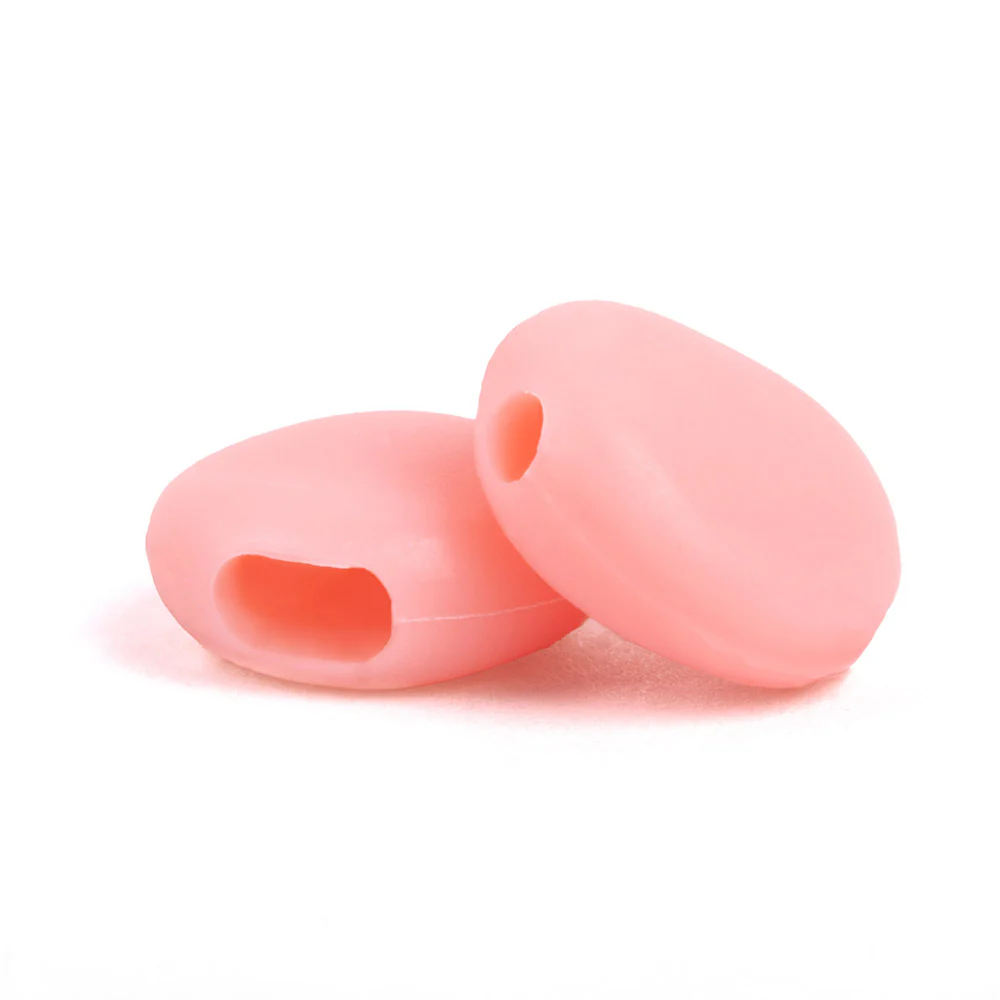 Round Mask Elastic Stoppers - Peach - Image 2