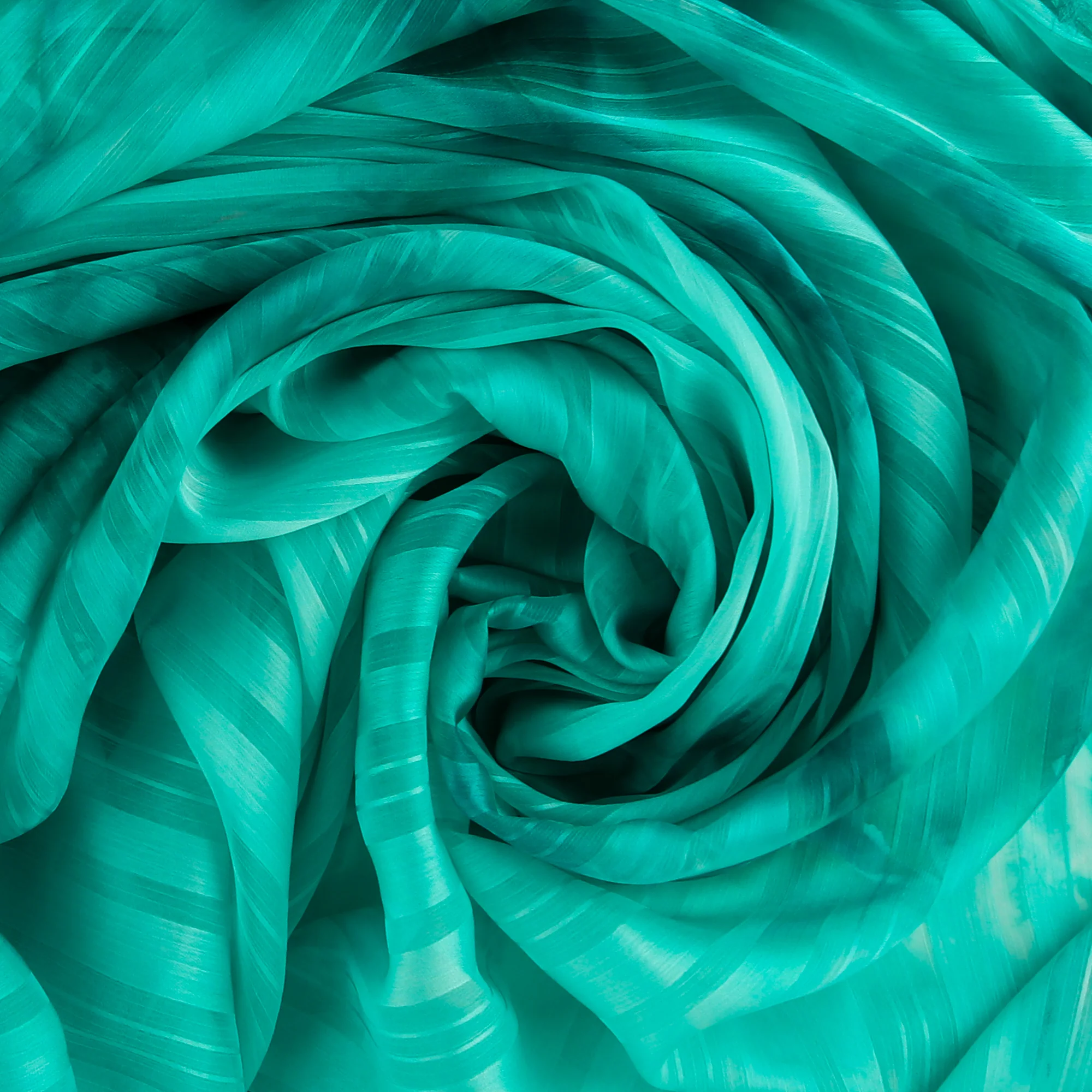 Satin Chiffon - LAST DANCE - 003 - Aqua - Image 2