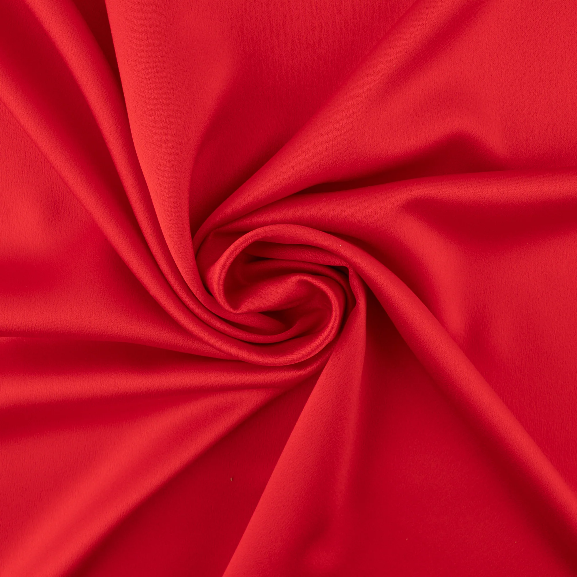 Satin crepe - CHANTILLY - Dark red - Image 2