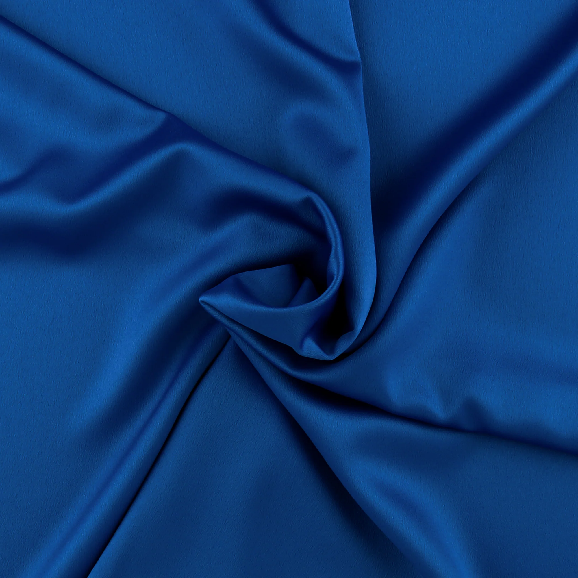 Satin crepe - CHANTILLY - Electric Blue - Image 2