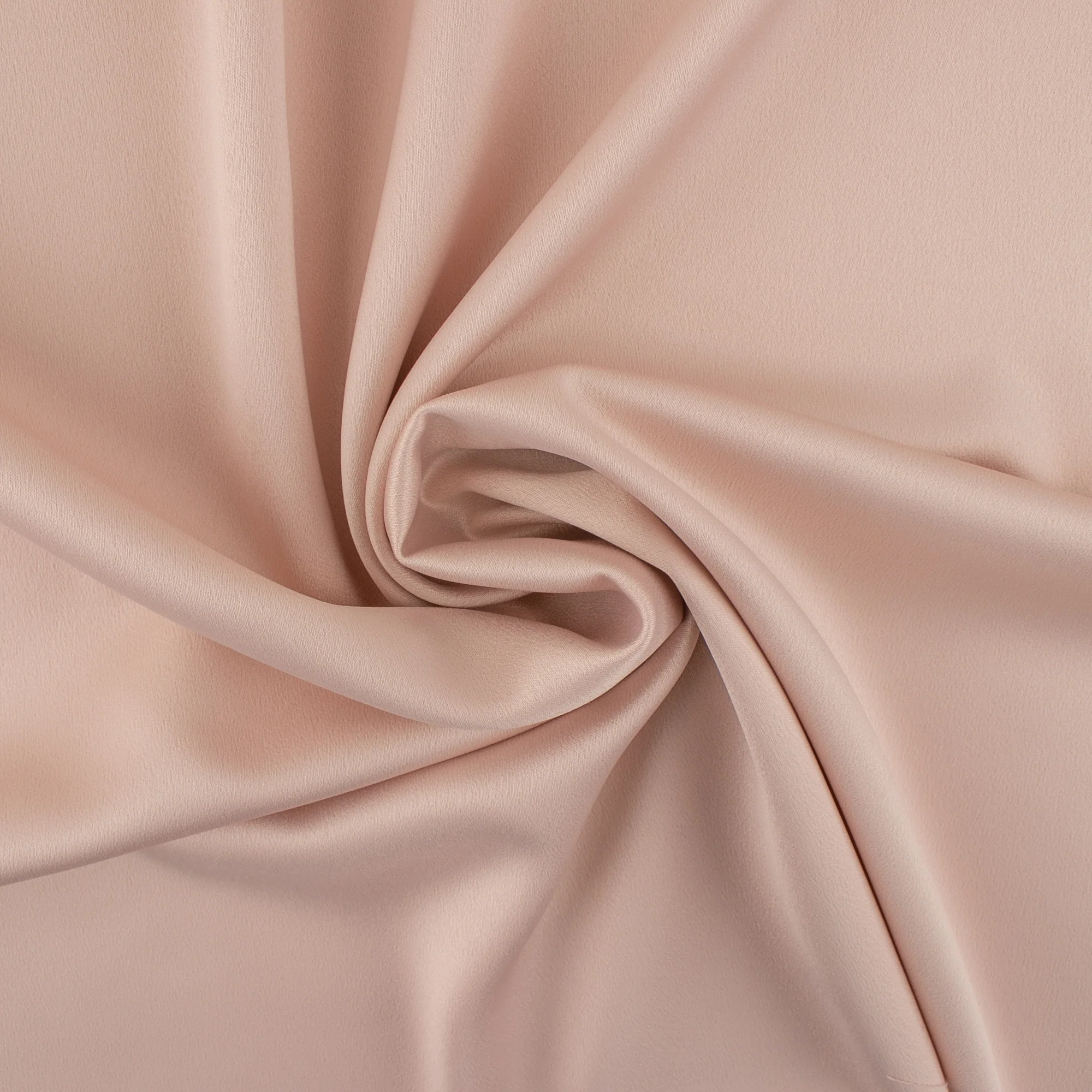 Satin crepe - CHANTILLY - Rose dust - Image 2