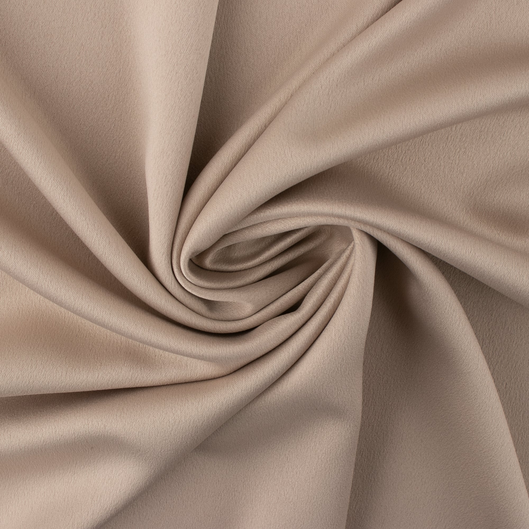 Satin crepe - CHANTILLY - Taupe - Image 2
