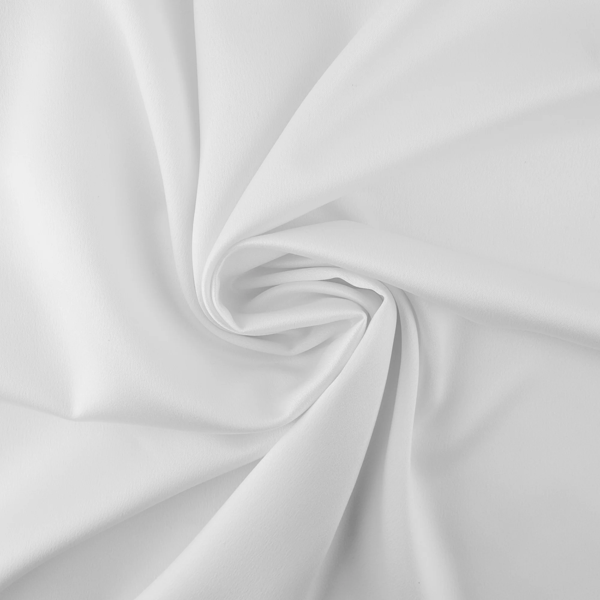 Satin crepe - CHANTILLY - White - Image 2
