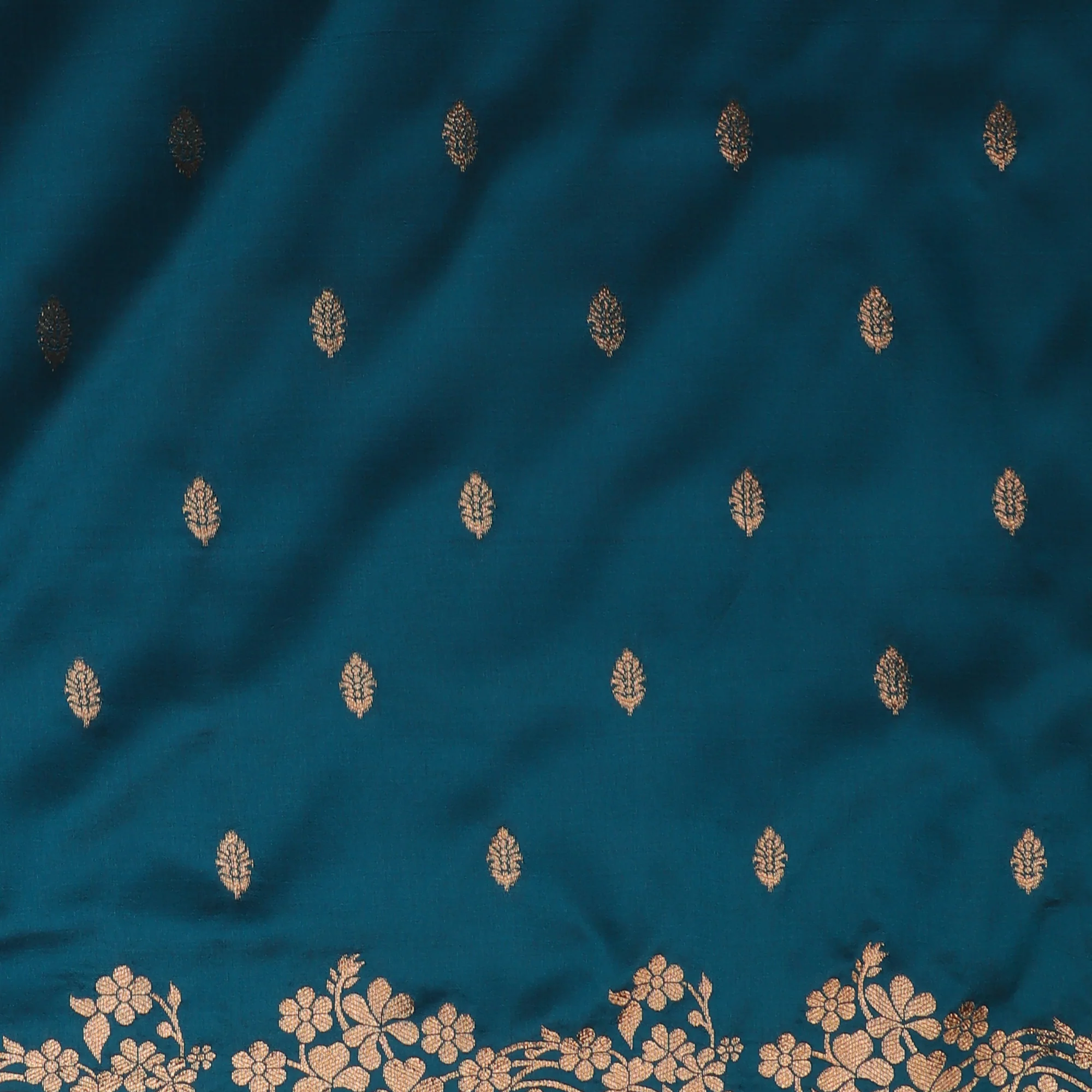 Satin Jacquard - SONIA SARI - 001 - Teal