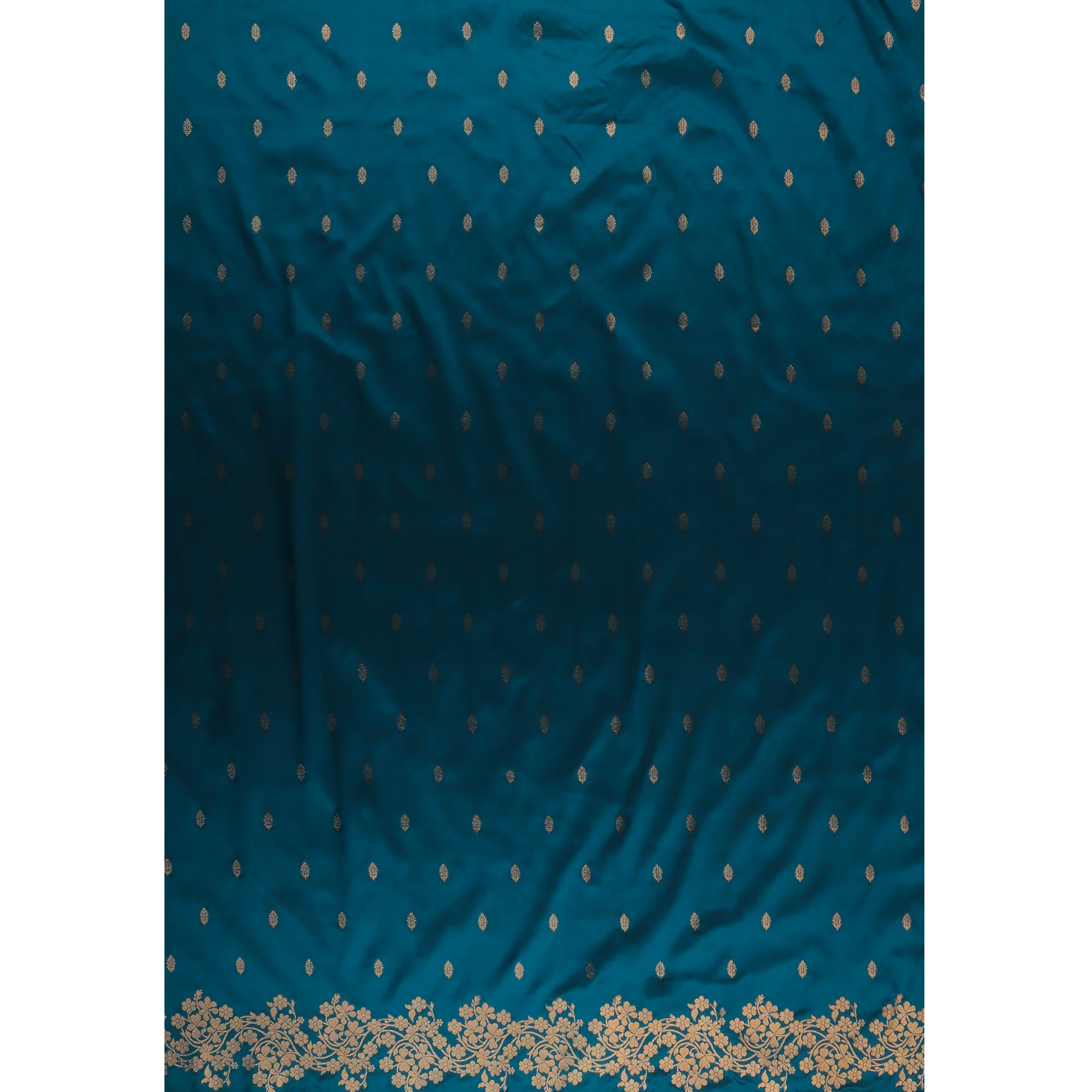 Satin Jacquard - SONIA SARI - 001 - Teal - Image 4