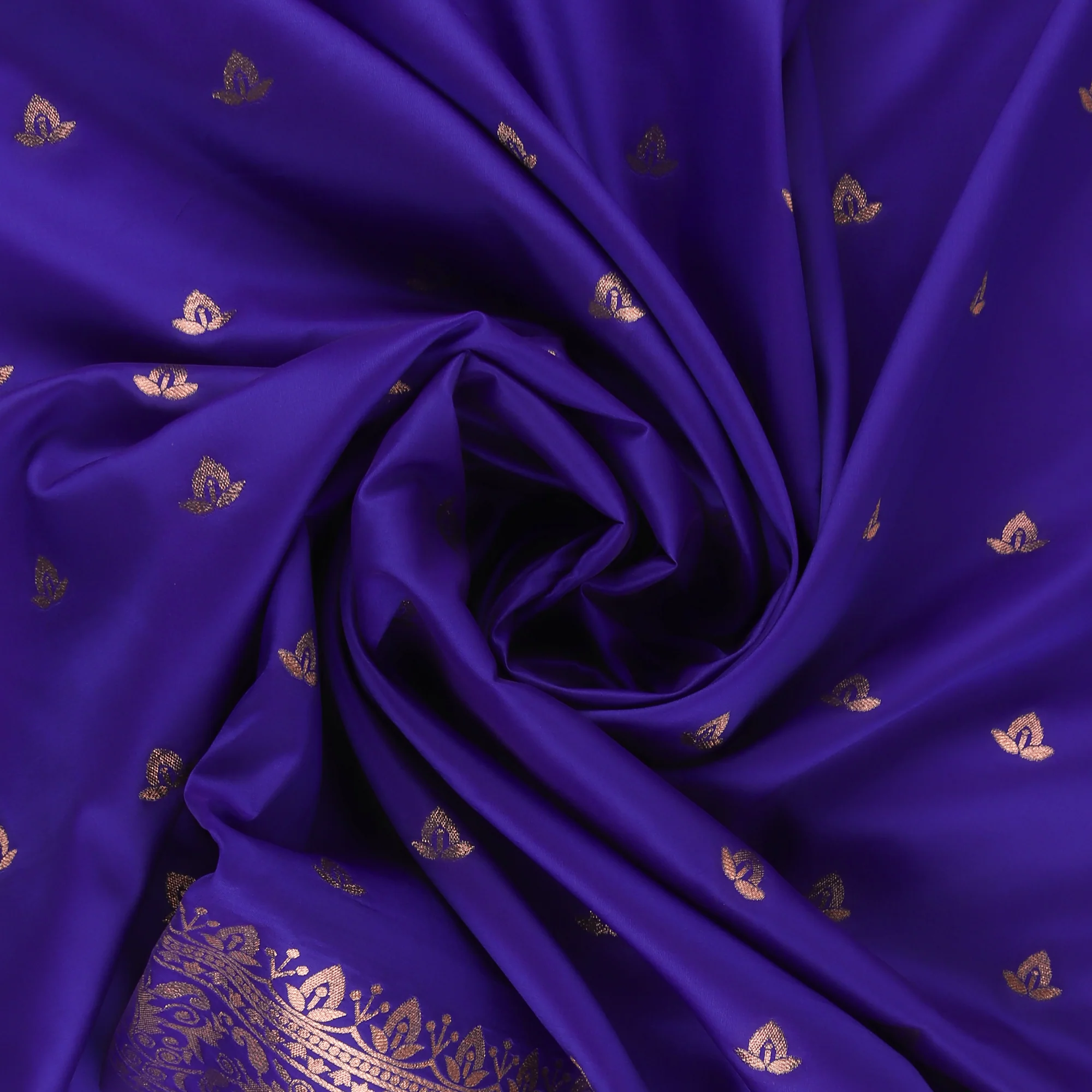 Satin Jacquard - SONIA SARI - 003 - Indigo - Image 2