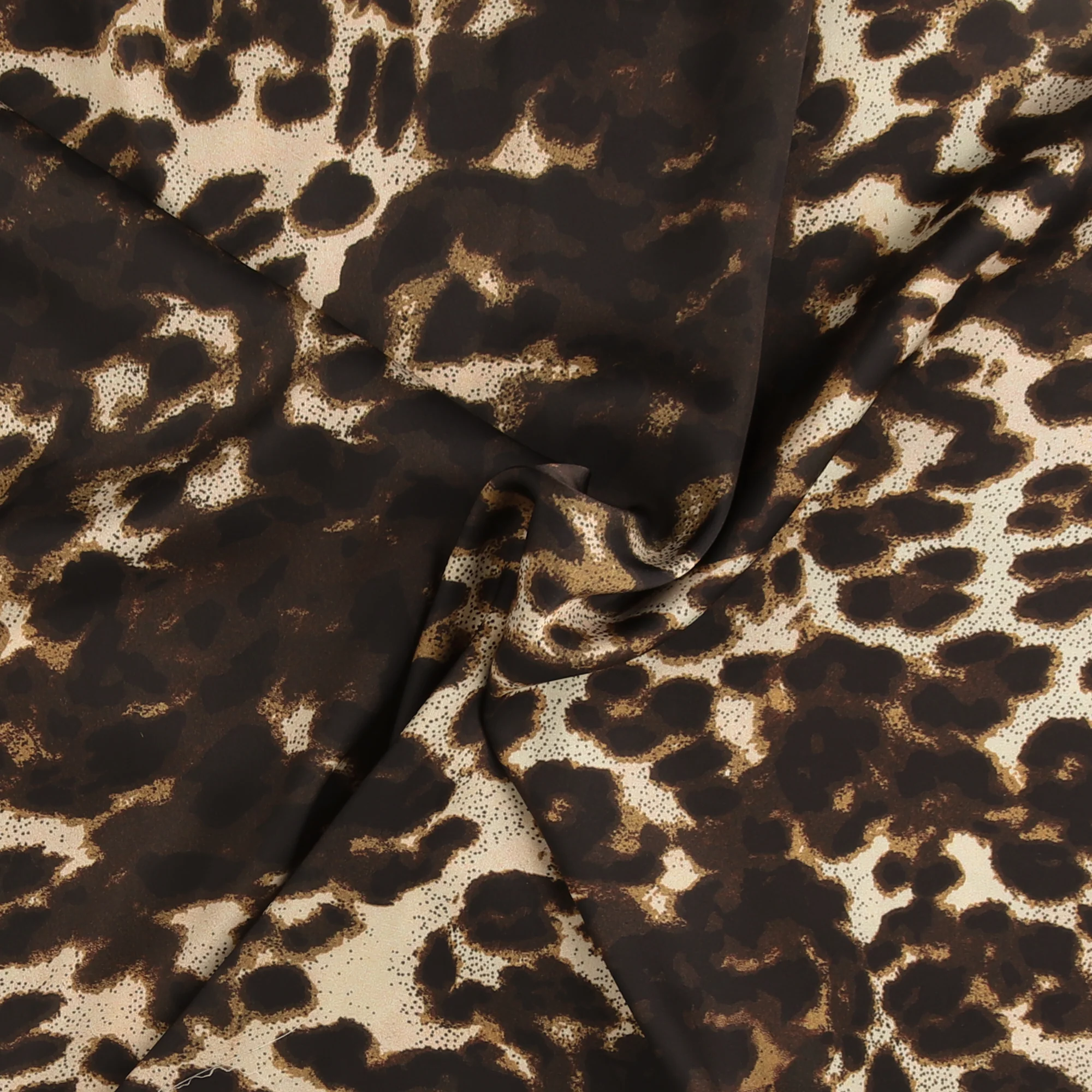 Satin Print - CLARISSA - 008 - Brown - Image 2