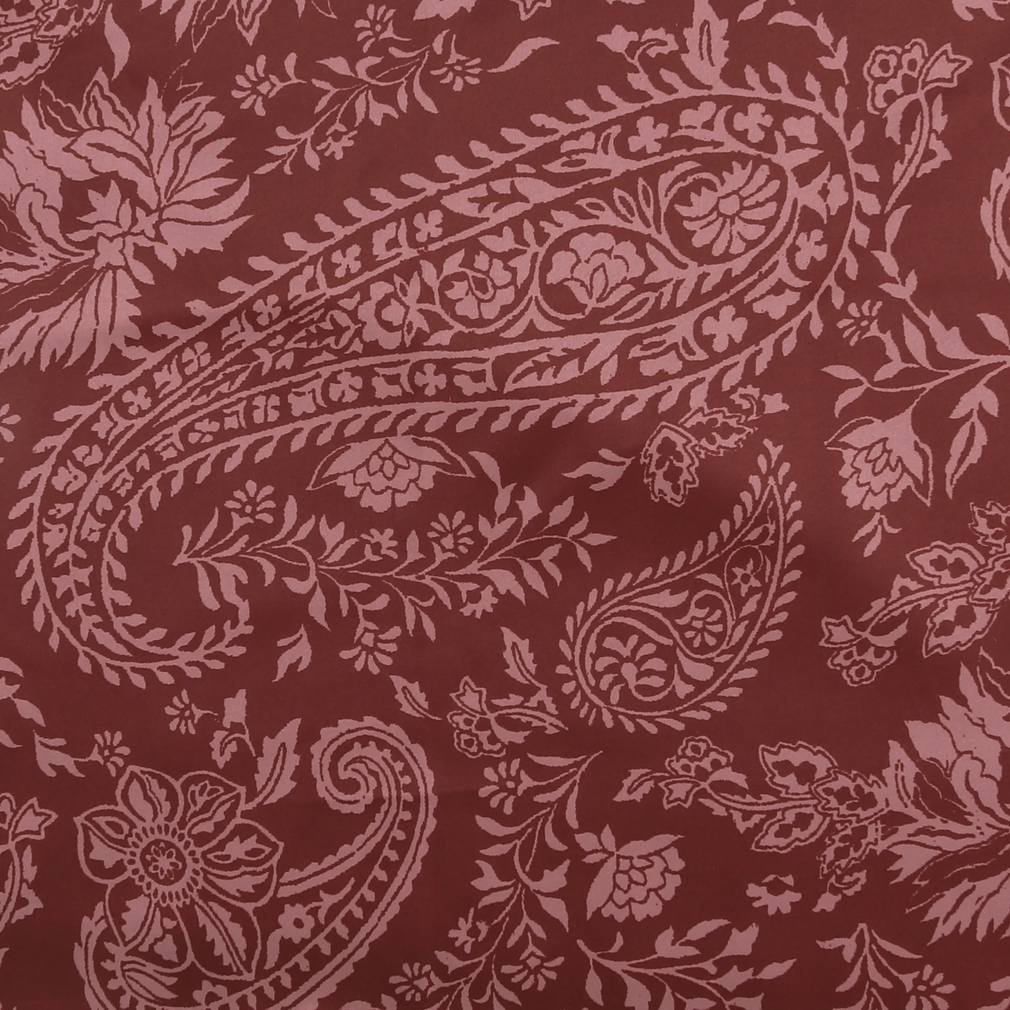 Satin Print - CLARISSA - 009 - Dark Cherry