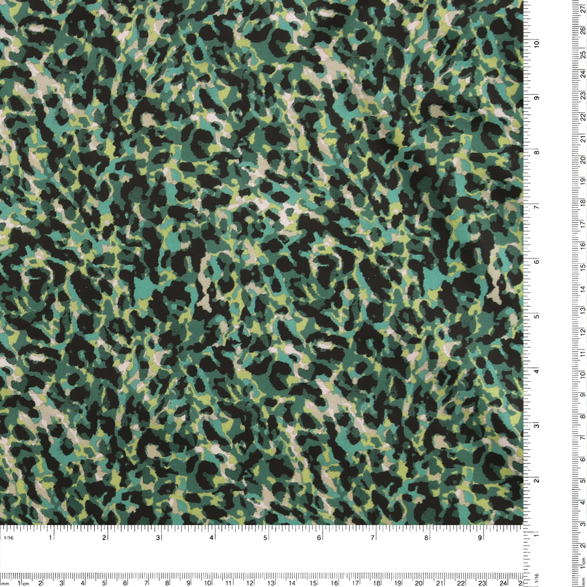 Satin Print - VERDE - 078 - Green - Image 3