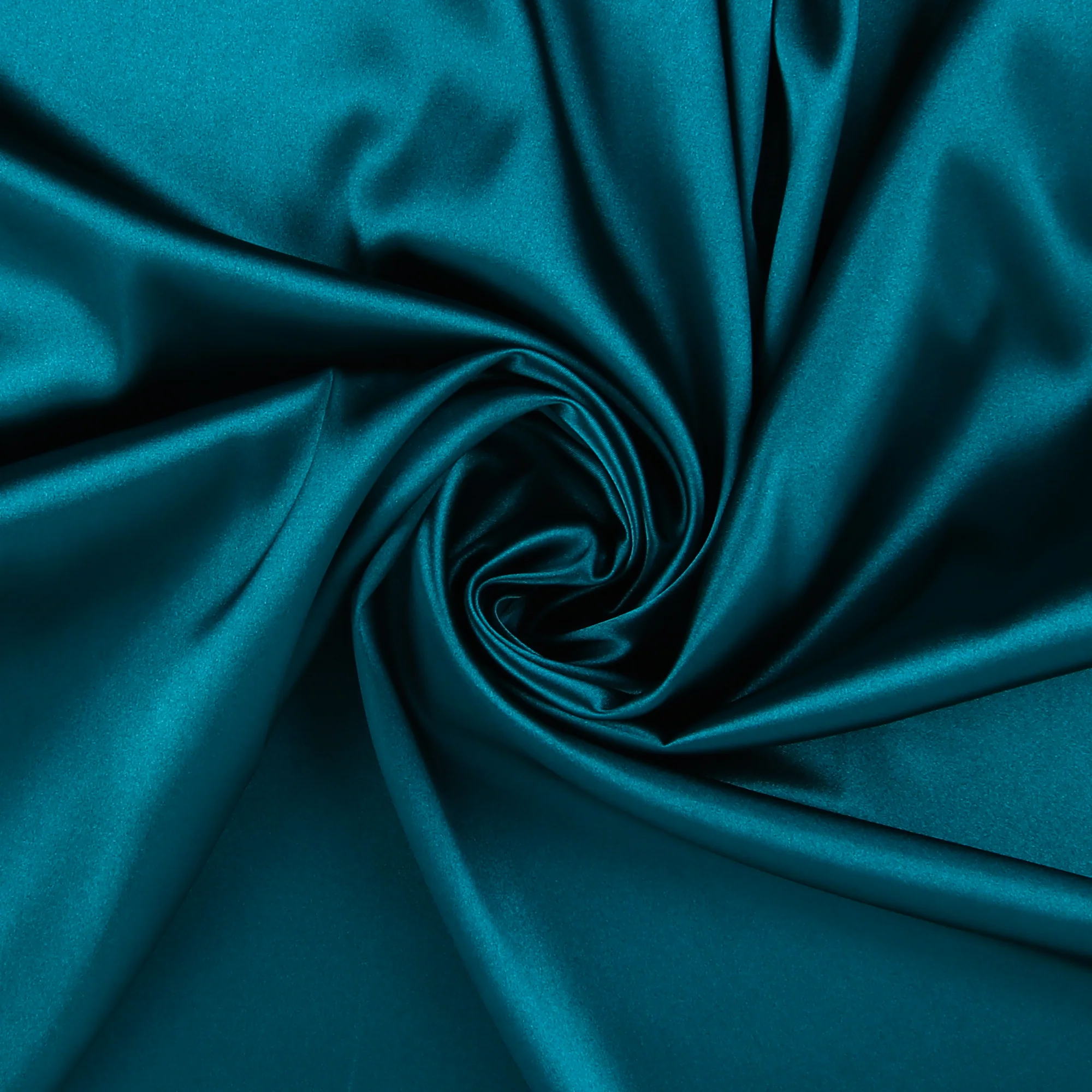 Satin Solid - BLUE HORIZON - 002 - Teal - Image 2